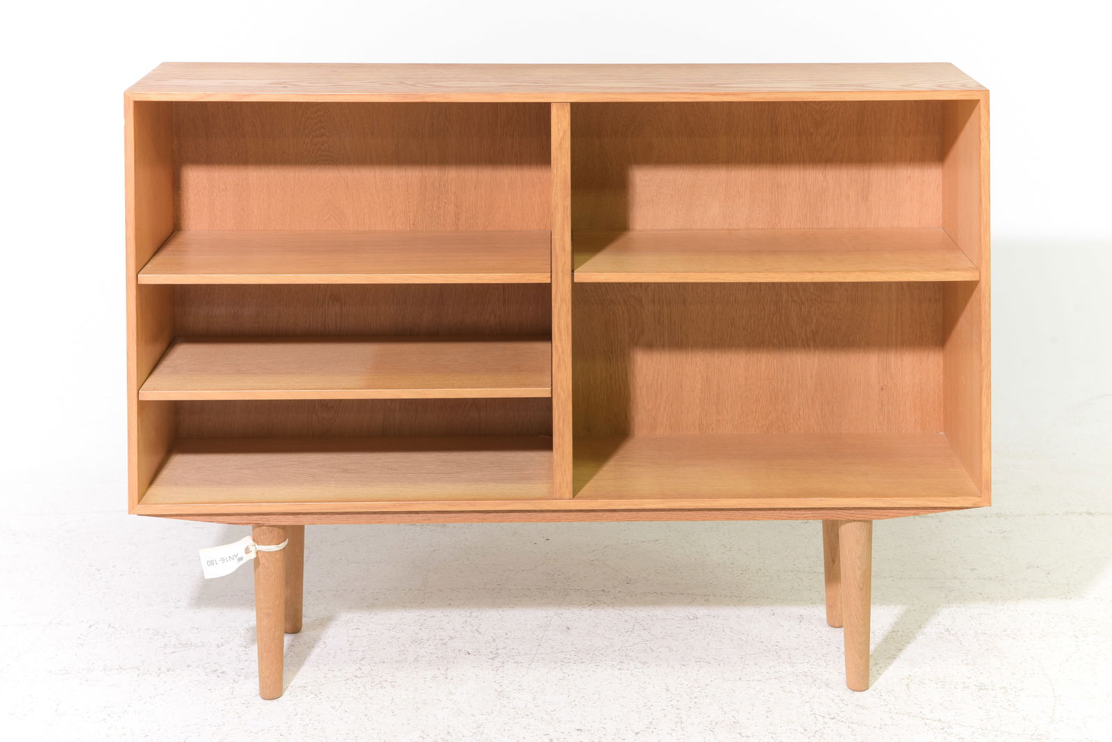 Danish Oak Open Bookshelf: Danish Oak Open Bookshelf - 33.5 in tall x 45.75 x 10.5