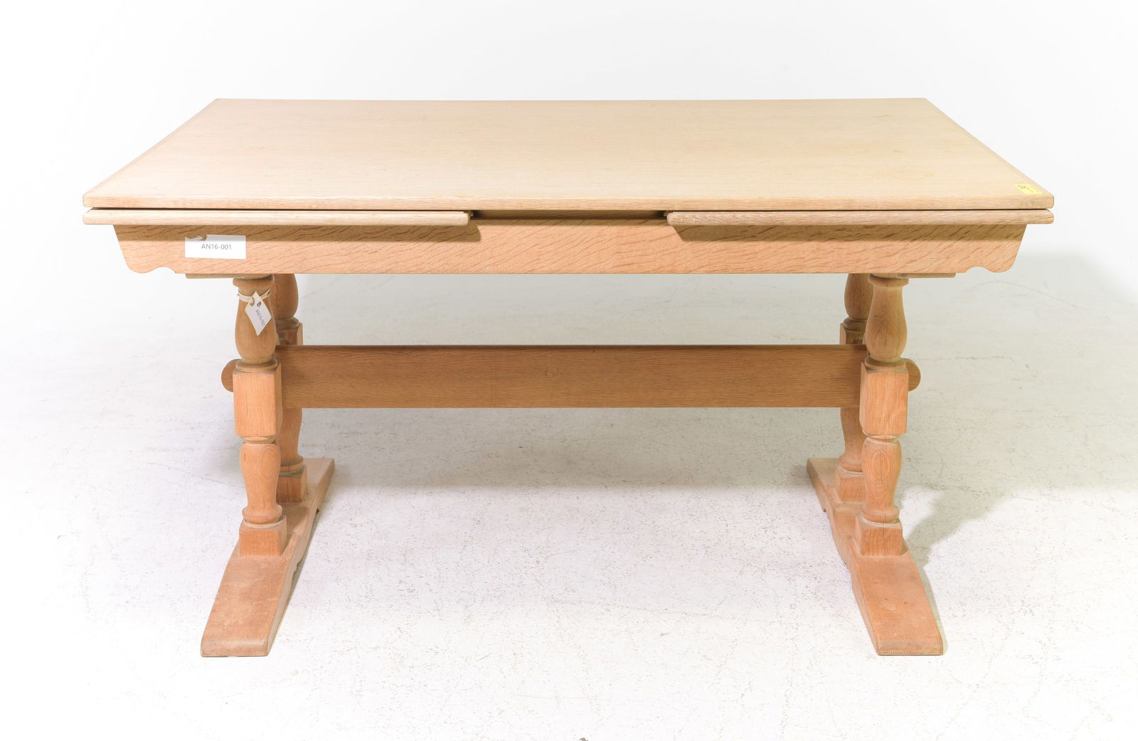 Danish Oak Draw Leaf Dining Table (1 of 4)