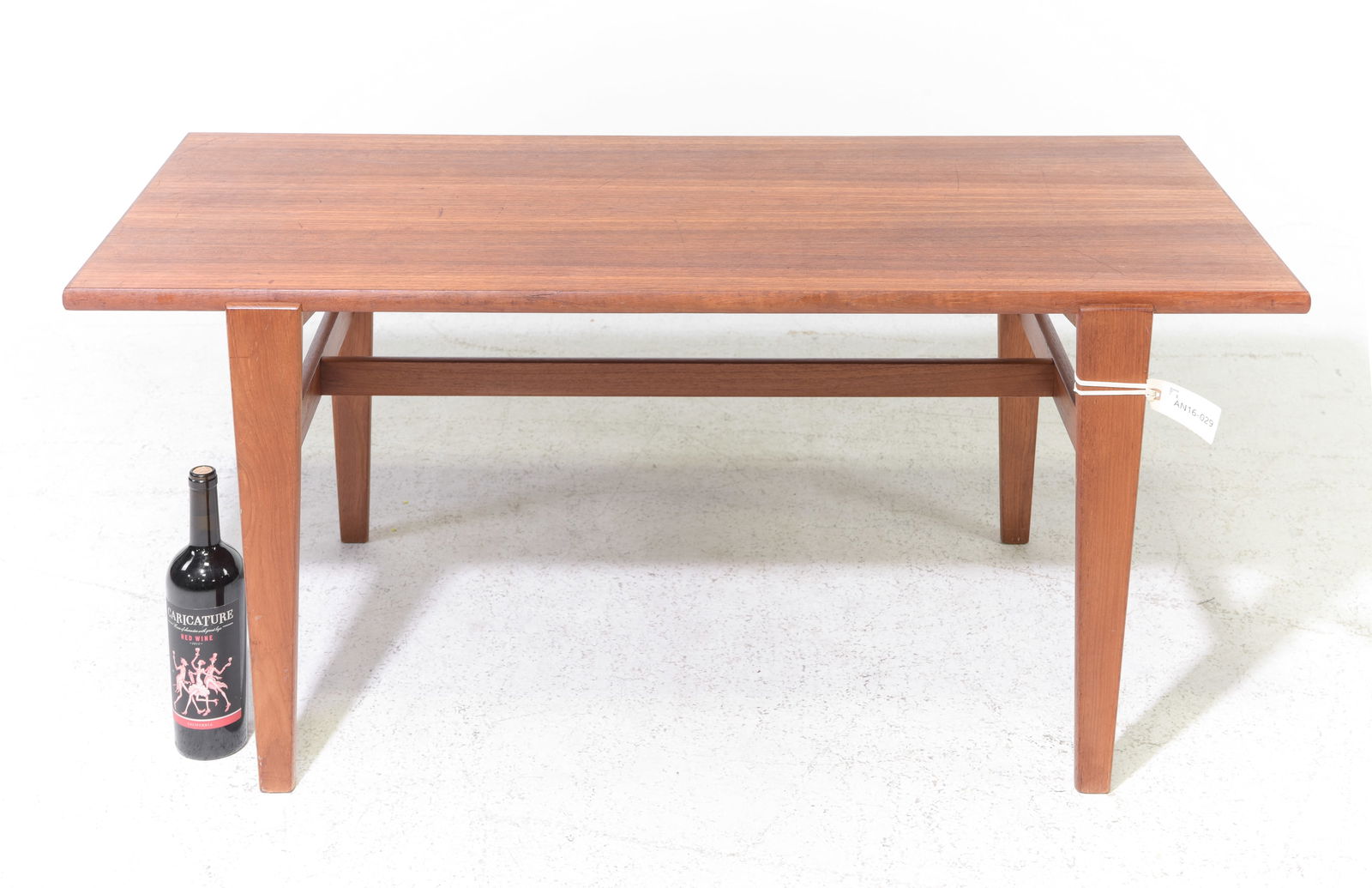 Danish Modern Tall Coffee / Cocktail Table: Danish Mid Century Modern Tall Coffee / Cocktail Table - 20.75 in tall x 47.25 x 22.75