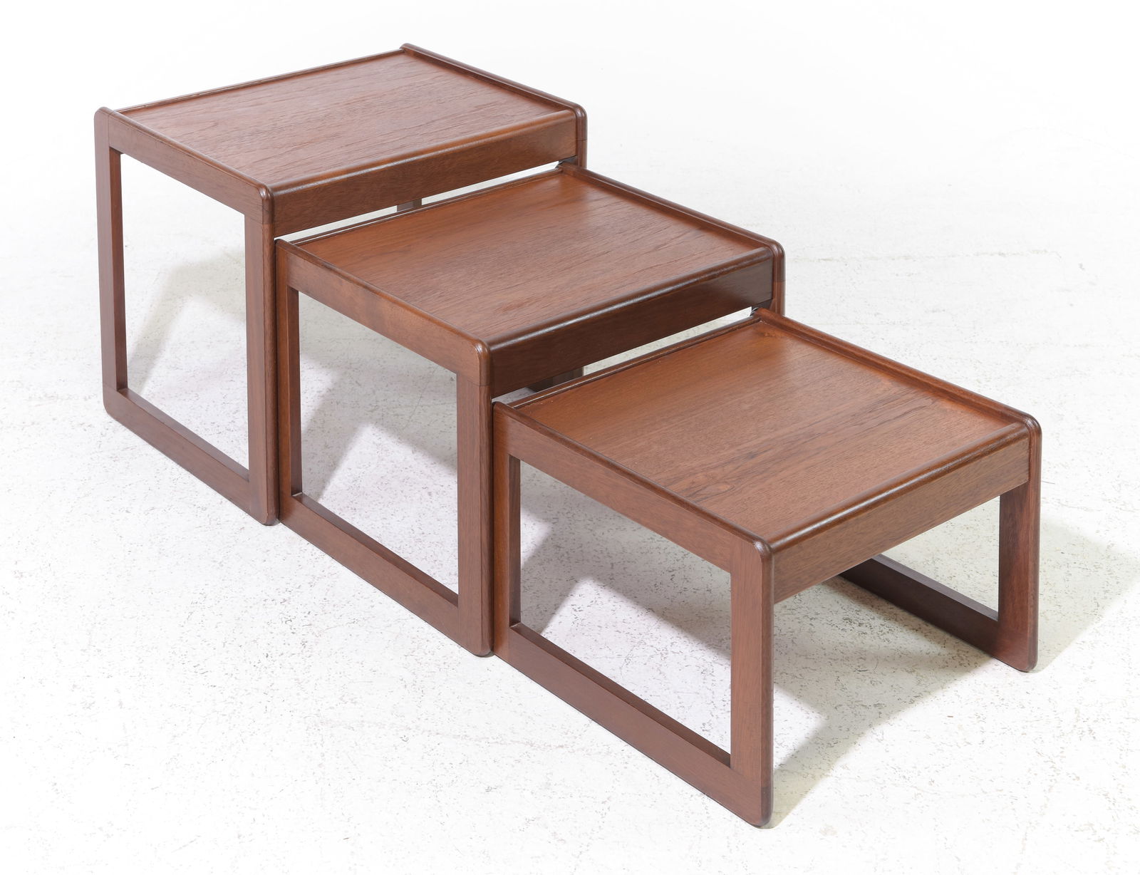 Mid Century Modern Nest of Three Tables (1 of 4)