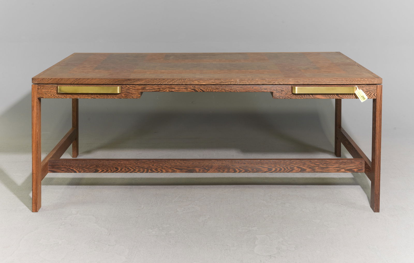 Danish Large Conference / Work Table: Danish Large Conference Table / Desk - 28.5 in tall x 72.75 x 38.5, Floor to apron is 24 inches and the space between the legs is 70.5 inches