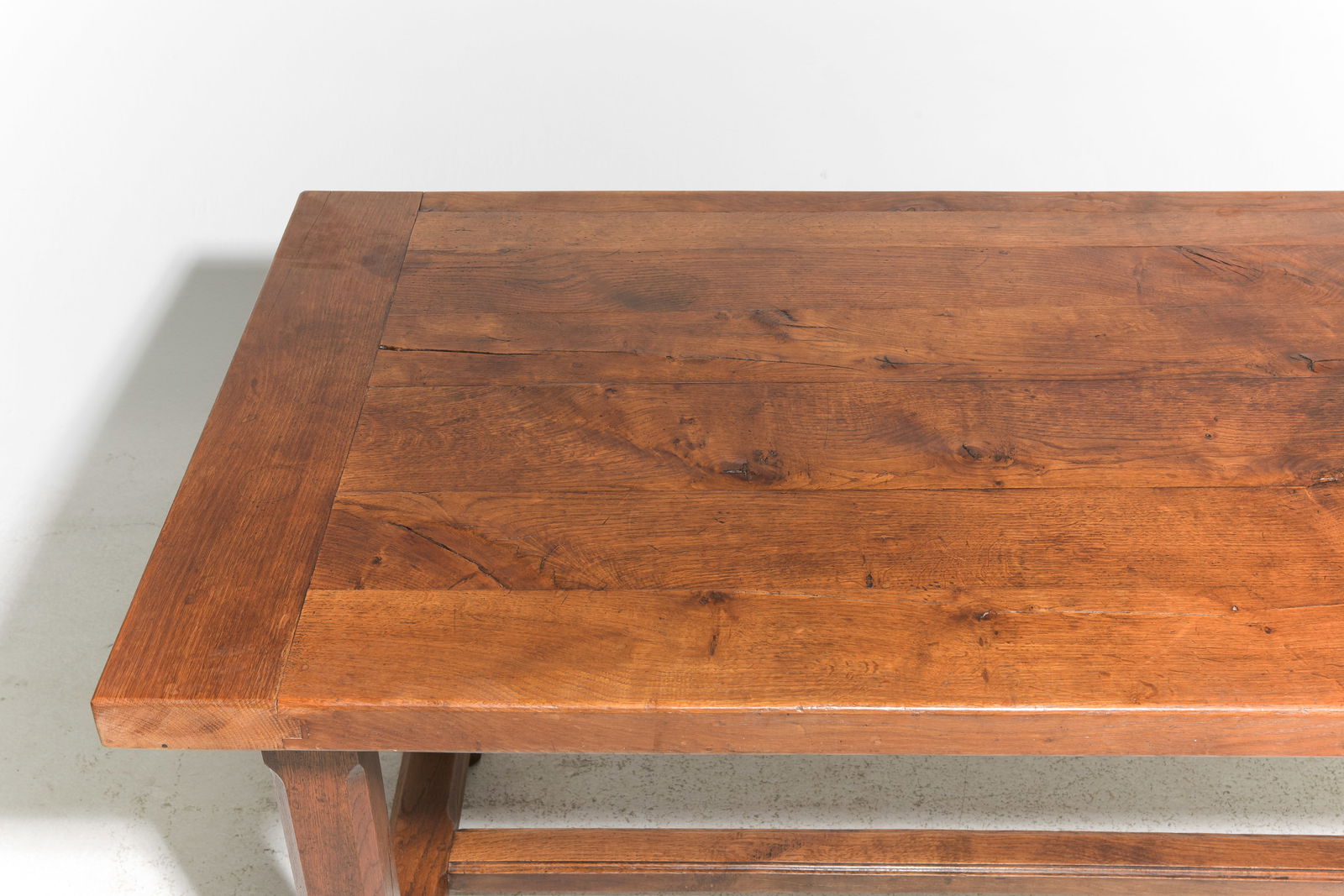 French Solid Oak Farmhouse Table - 2
