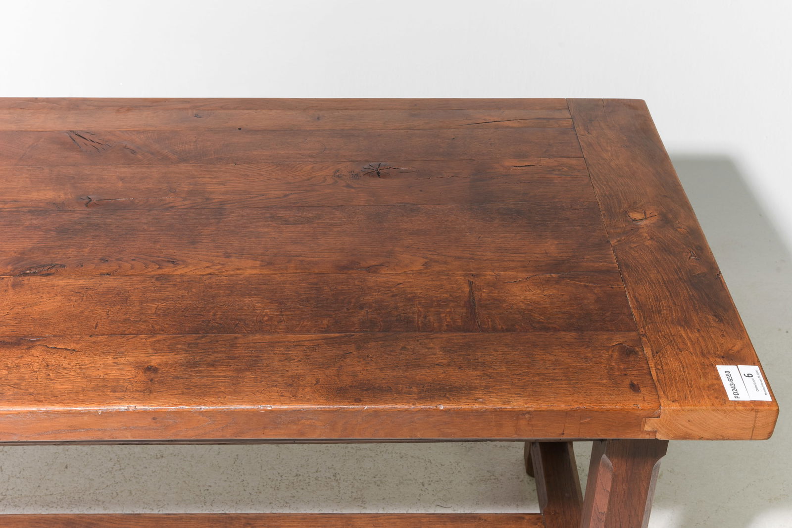 French Solid Oak Farmhouse Table - 3