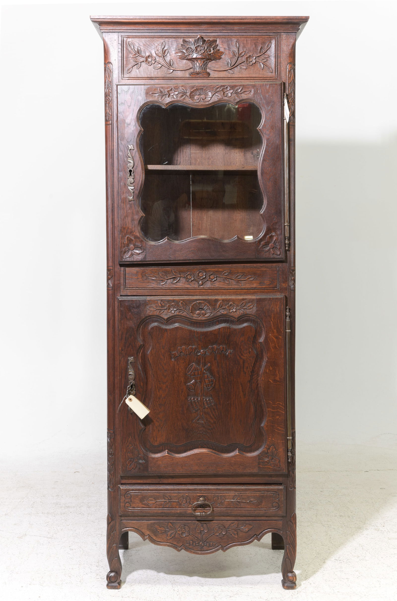 Louis XV Style Oak Cupboard / Cabinet (1 of 3)