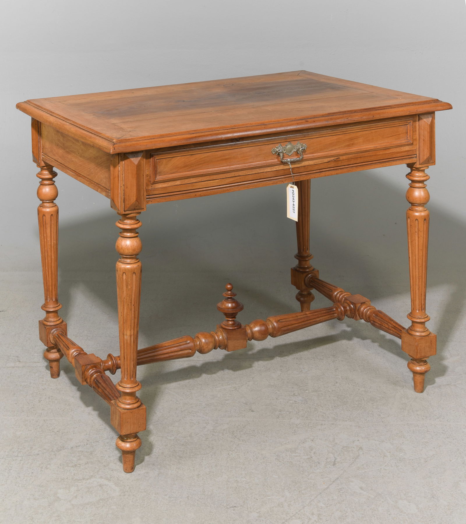 Louis XVI Style Walnut Writing Table (1 of 5)