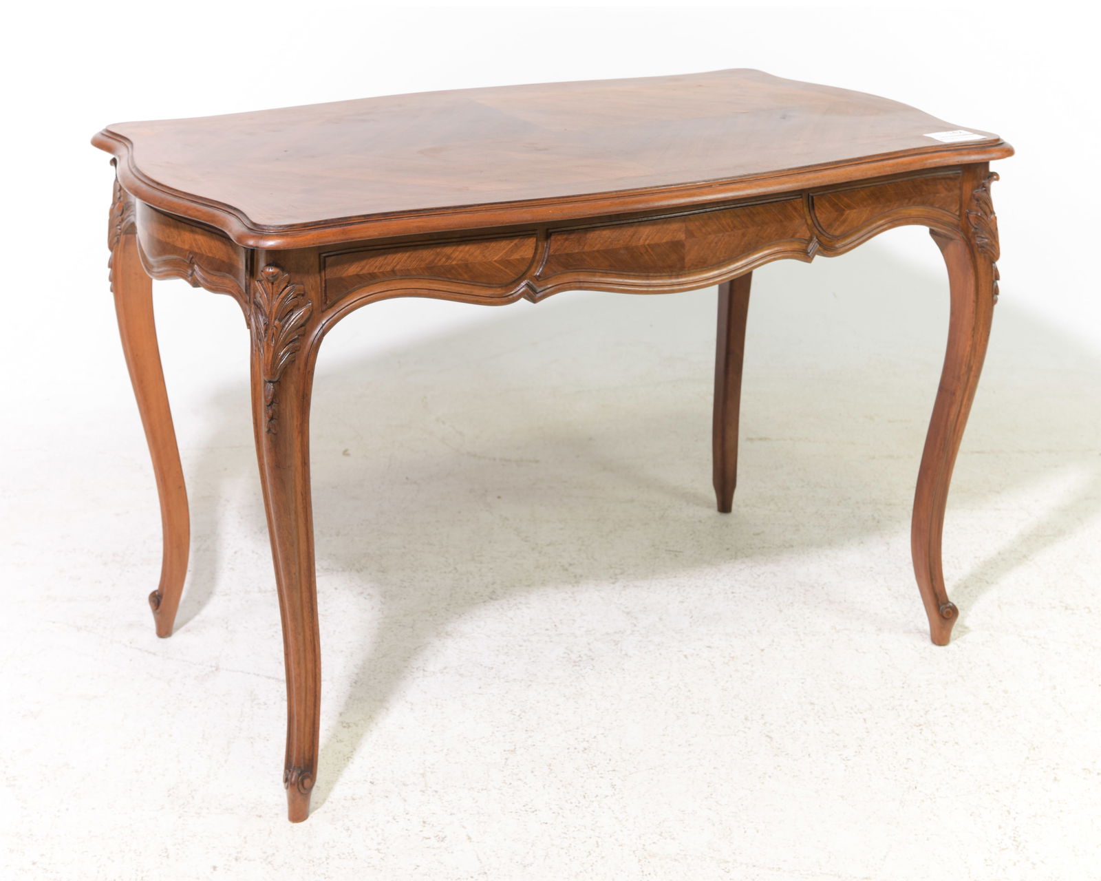 Louis XV Style Walnut Entry / Writing Table (1 of 4)