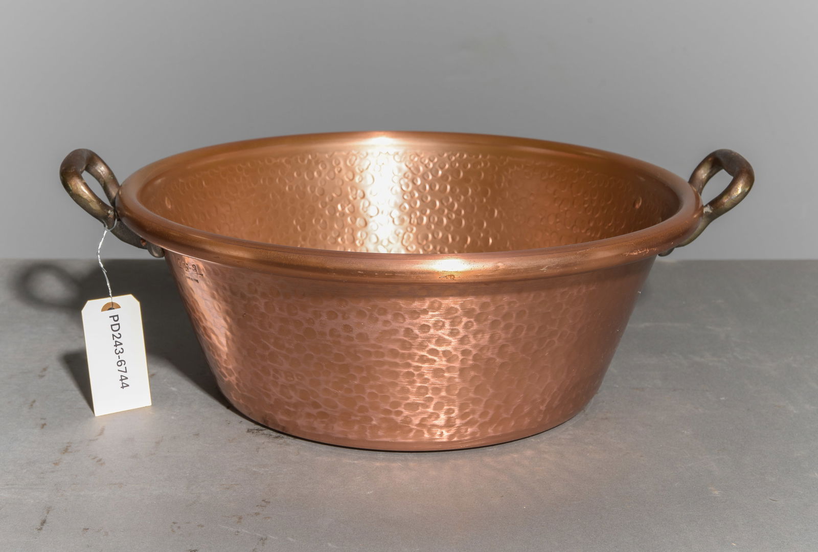 French Polished Copper Jam Pan with Iron Handles #1 (1 of 3)