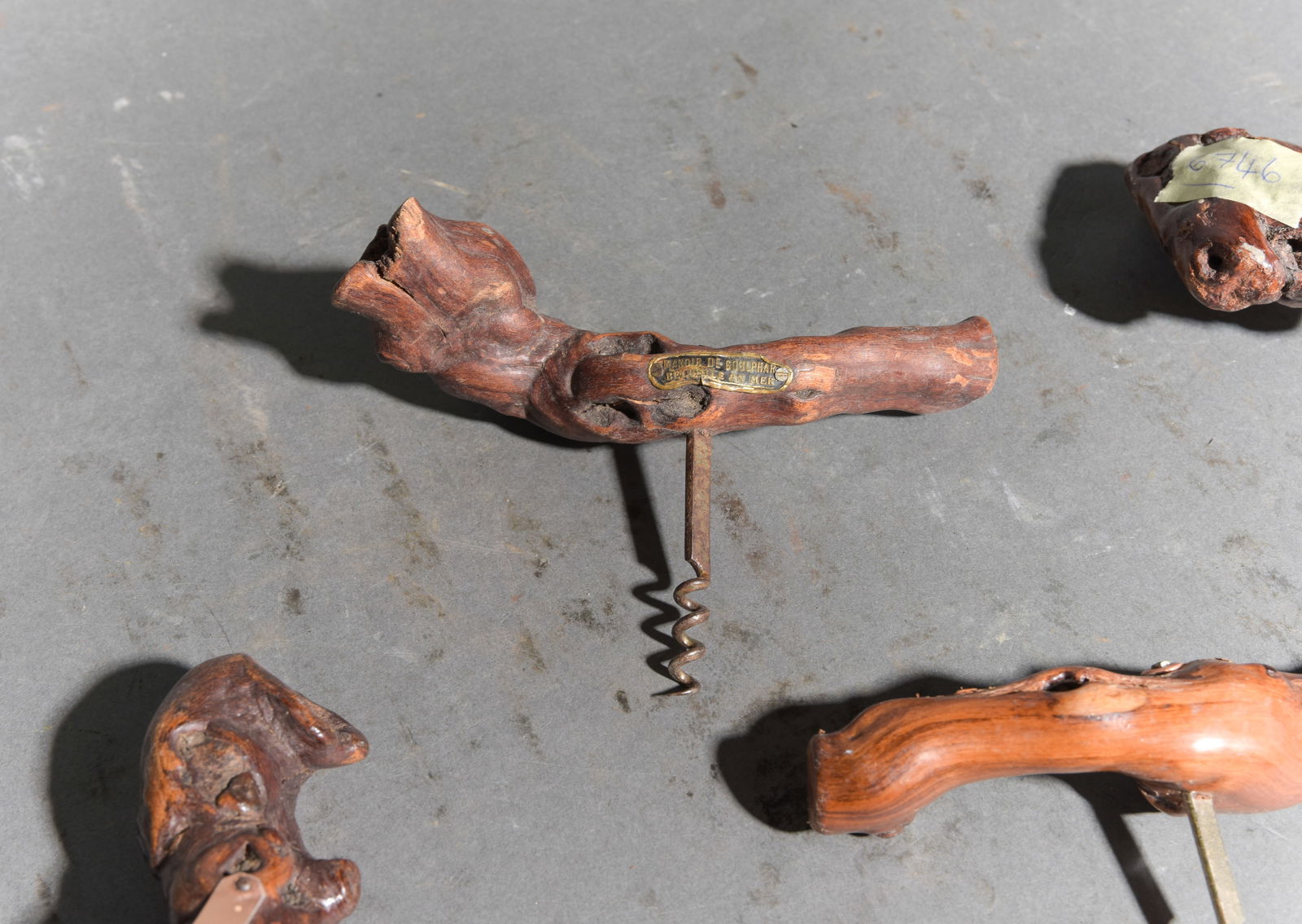 Four Assorted Vinewood Corkscrews - 4