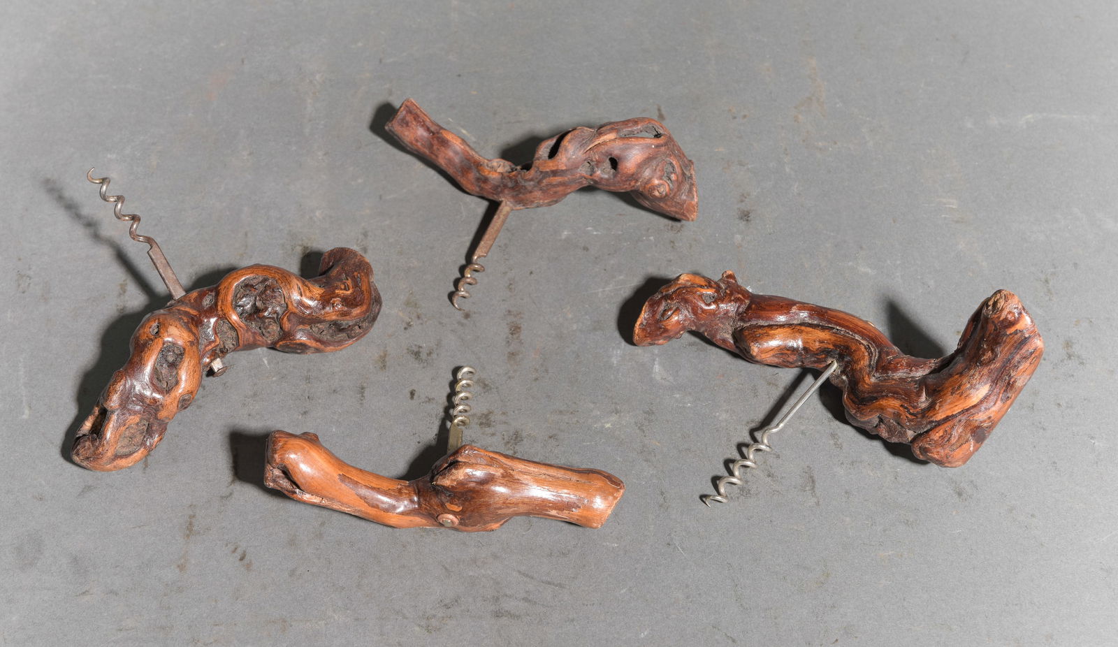 Four Assorted Vinewood Corkscrews - 6