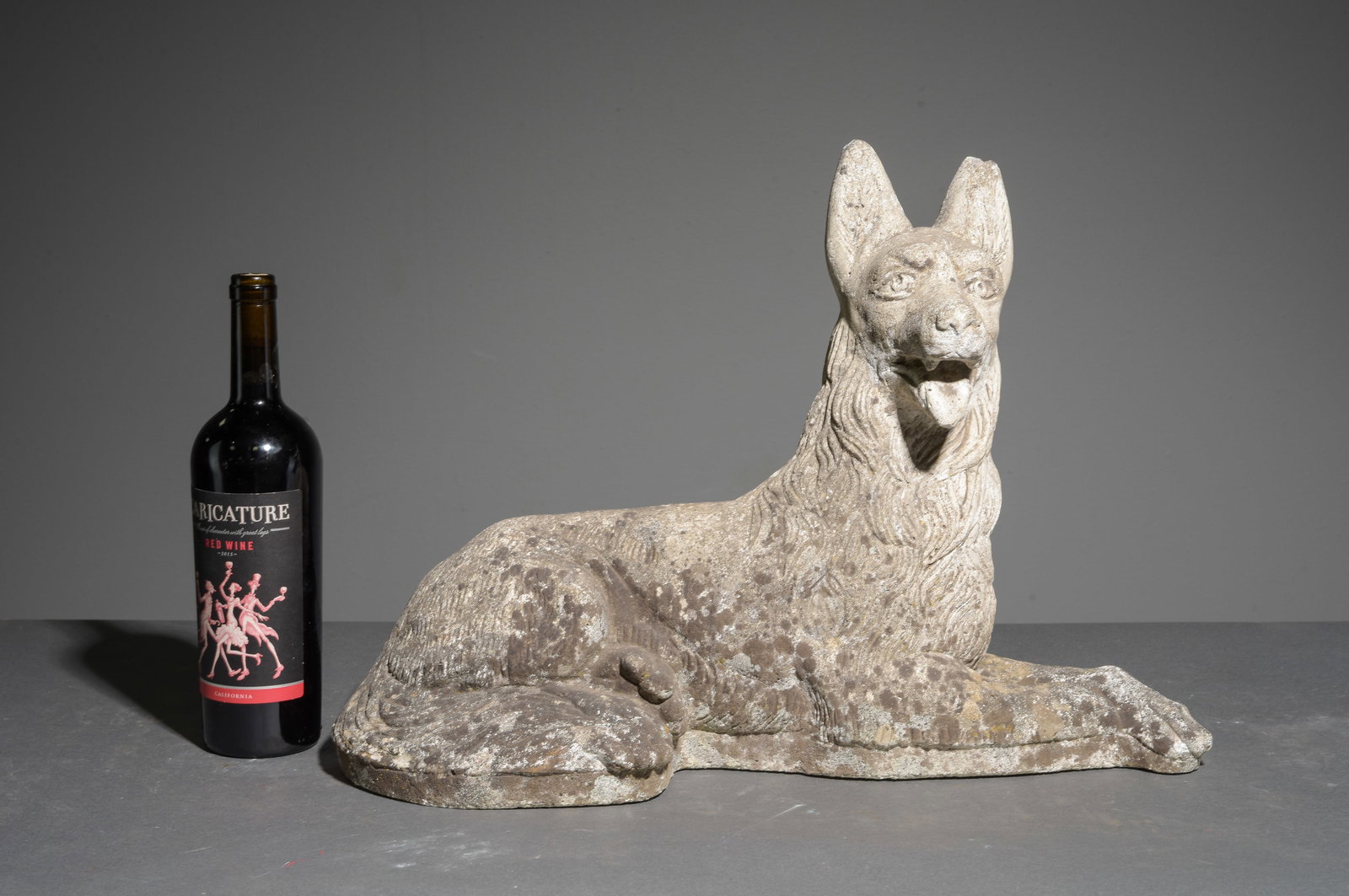 French Cast Stone / Concrete Alsatian (1 of 4)