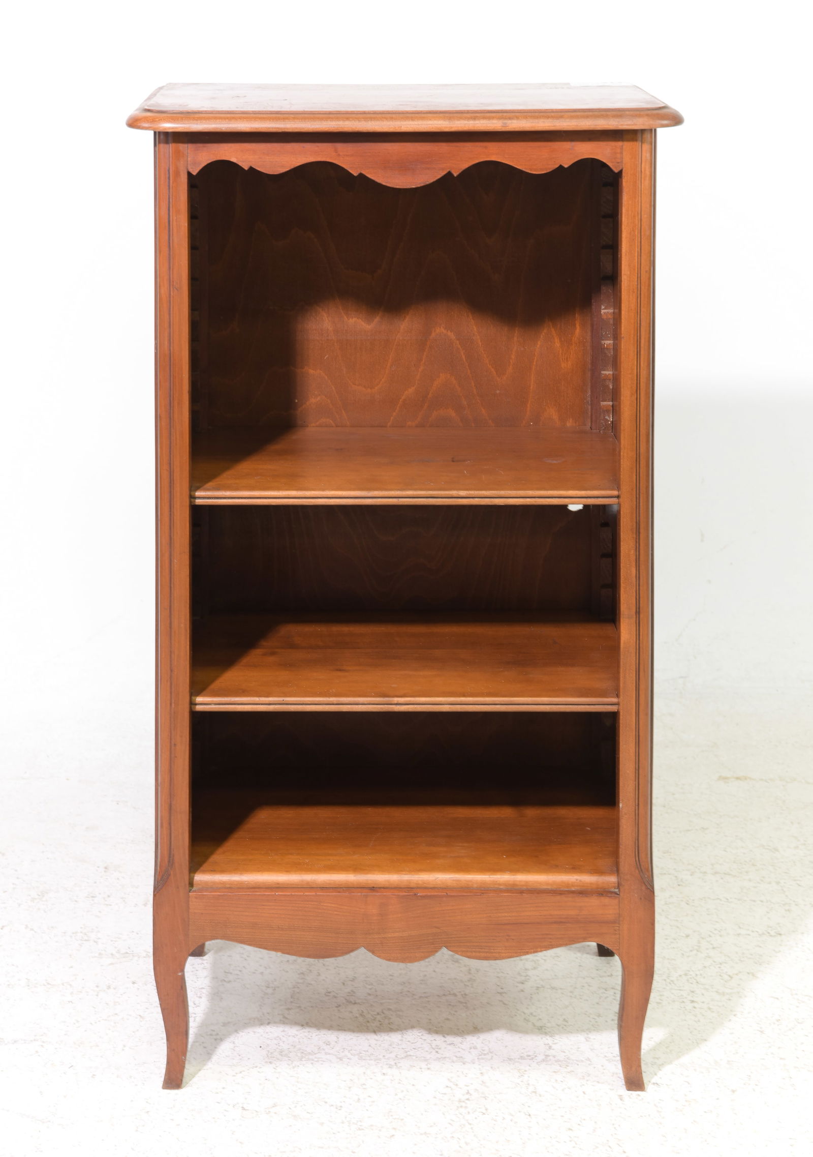 Louis XV Style Cherry Bookshelf / Side Cabinet (1 of 7)