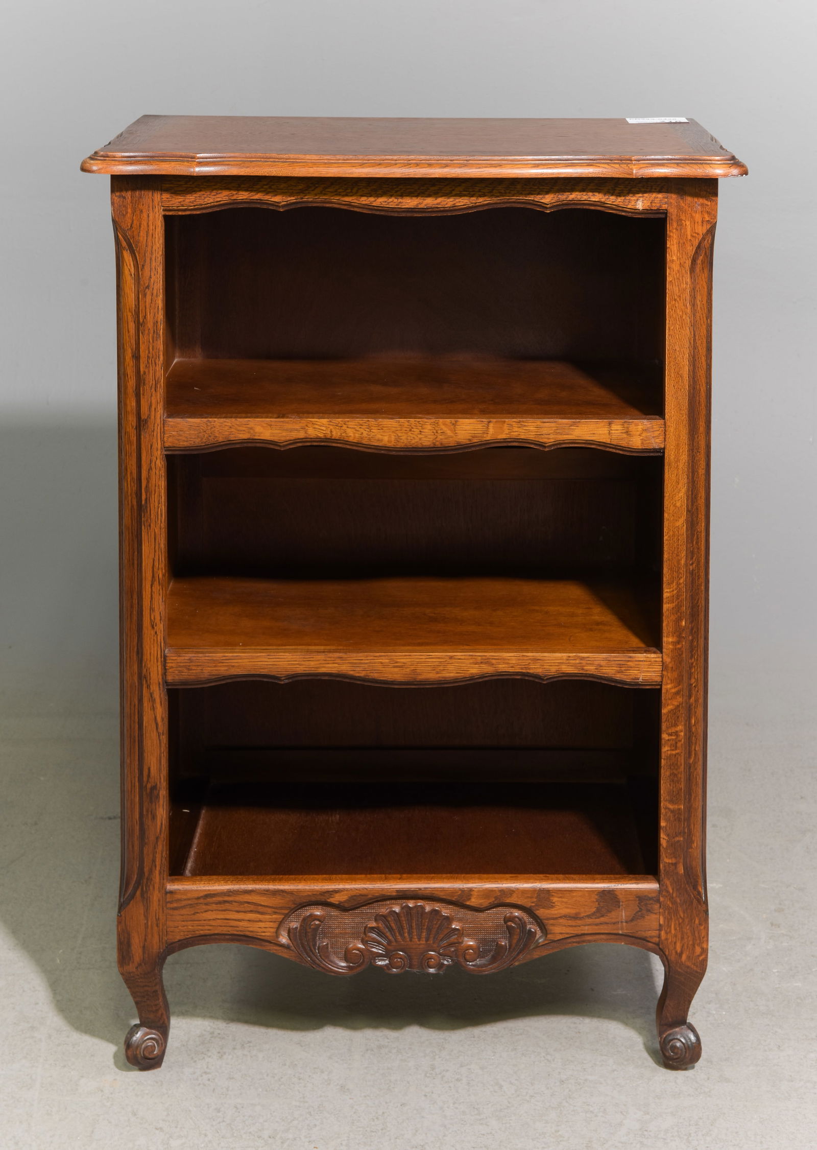 Louis XV Style Oak Bookshelf / Cabinet (1 of 4)