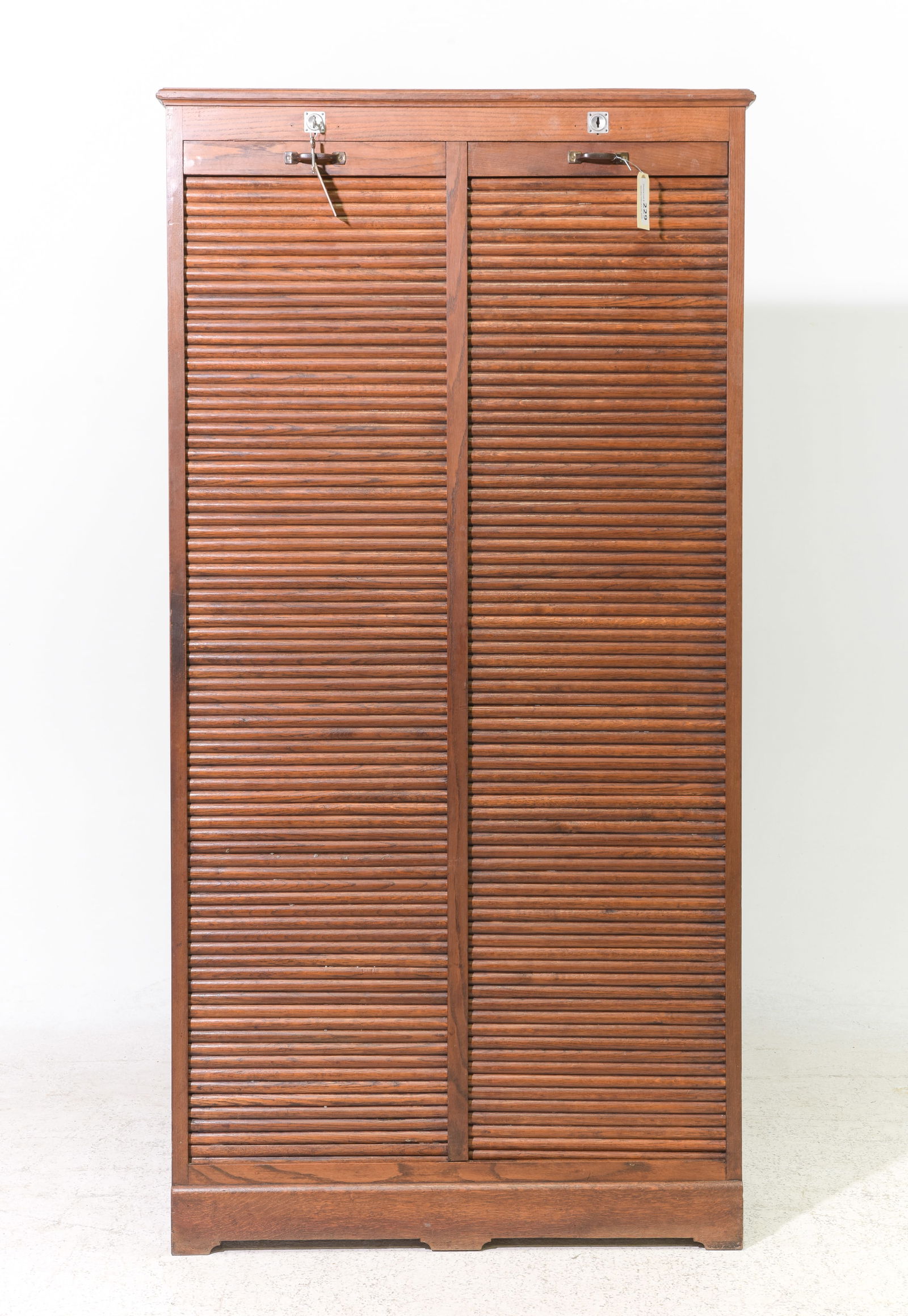 French Double Tambour Door Cabinet (1 of 7)