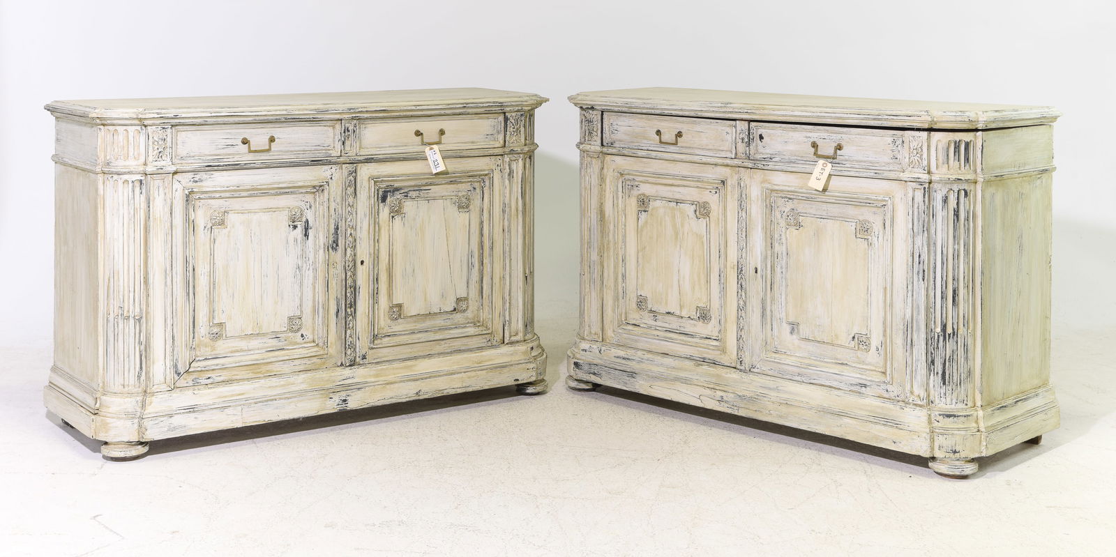 French Pair of Painted Buffets / Sideboards (1 of 5)