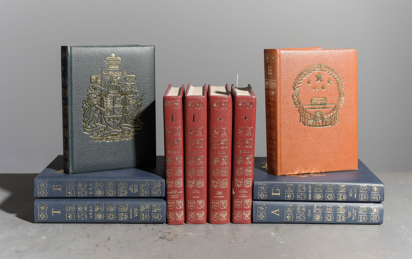 10 French Assorted Books / Novels: 10 French Assorted Books / Novels - 10.5 in tall x 7.5 x 2