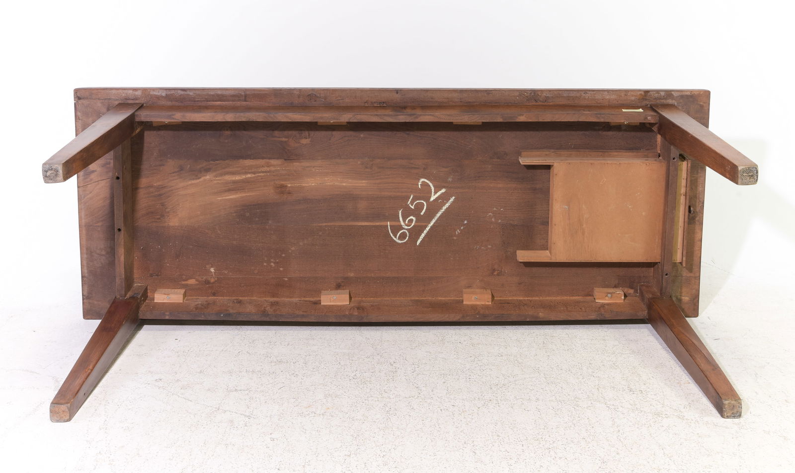 French Solid Oak Farmhouse Table - 4