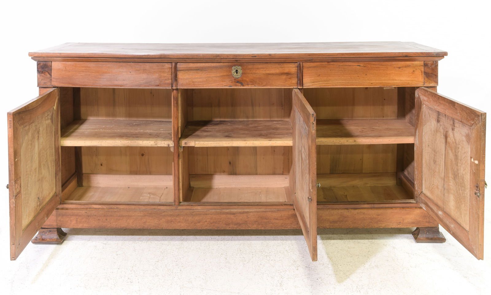 French Walnut Three Door Sideboard - 2