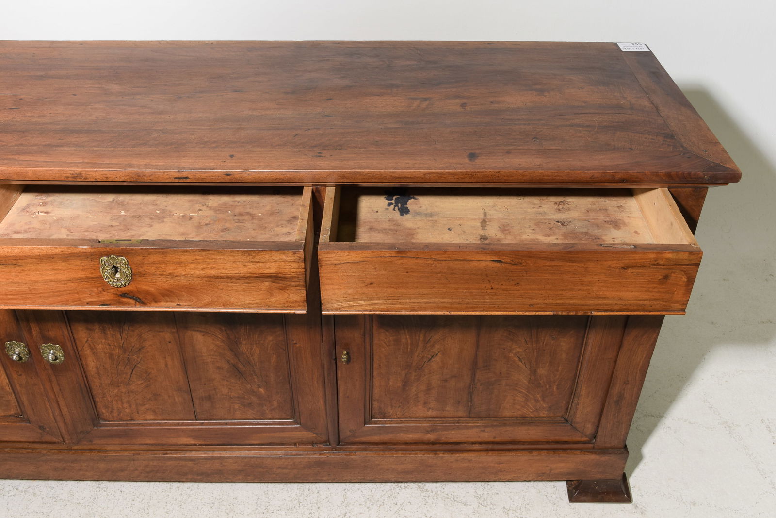 French Walnut Three Door Sideboard - 4