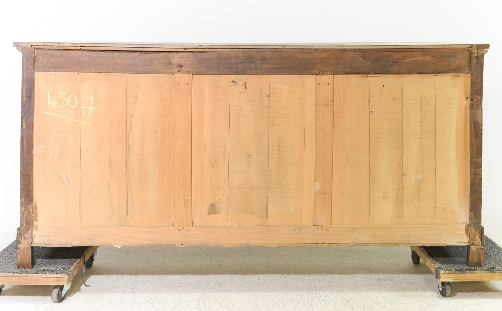 French Walnut Three Door Sideboard - 7