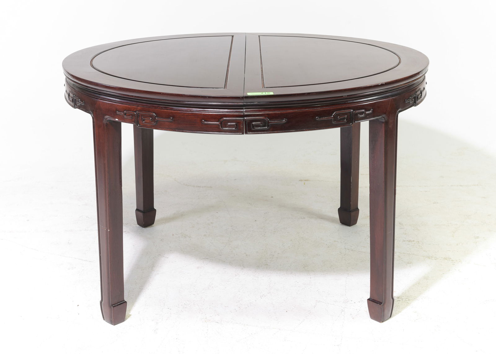 Asian Style Mahogany Table with Two Leaves (1 of 6)