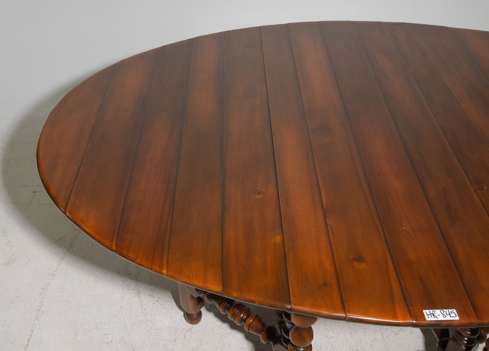 Oak Wake Table / Large Drop Leaf Table - 3