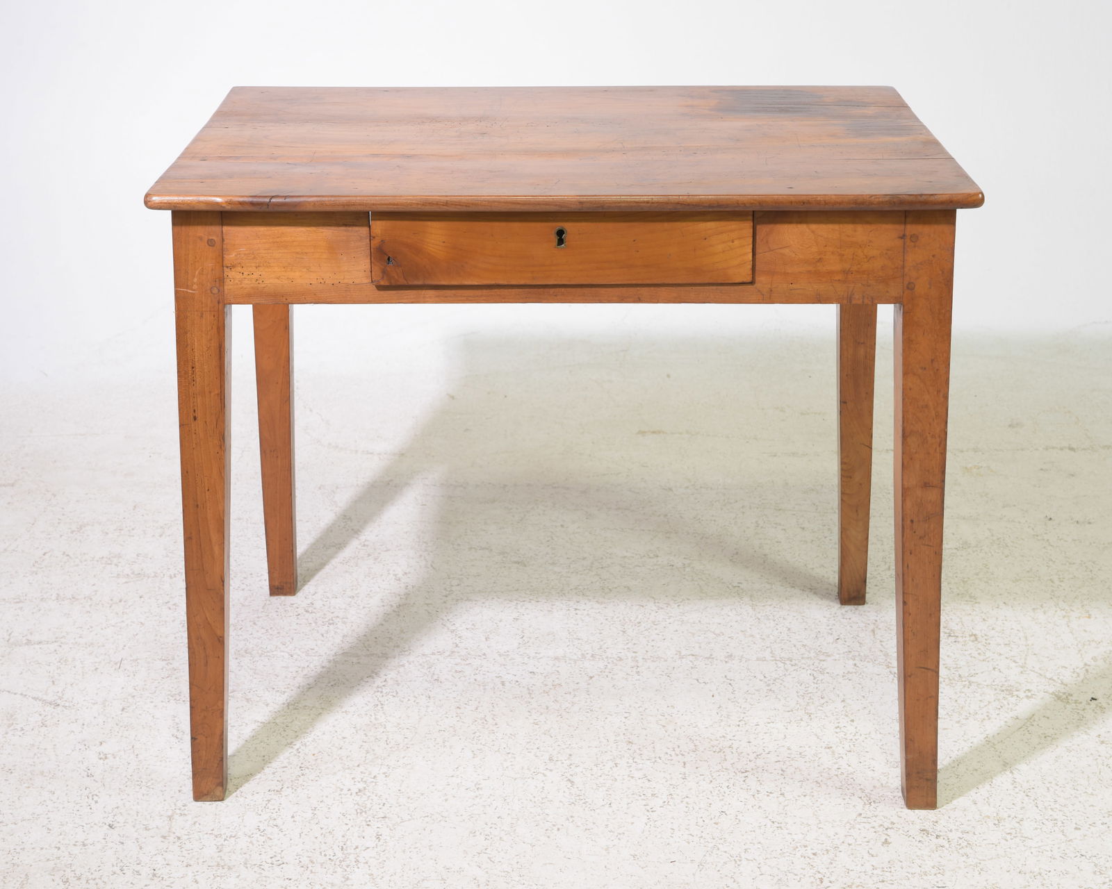 French Cherry Writing Table with Drawer (1 of 5)