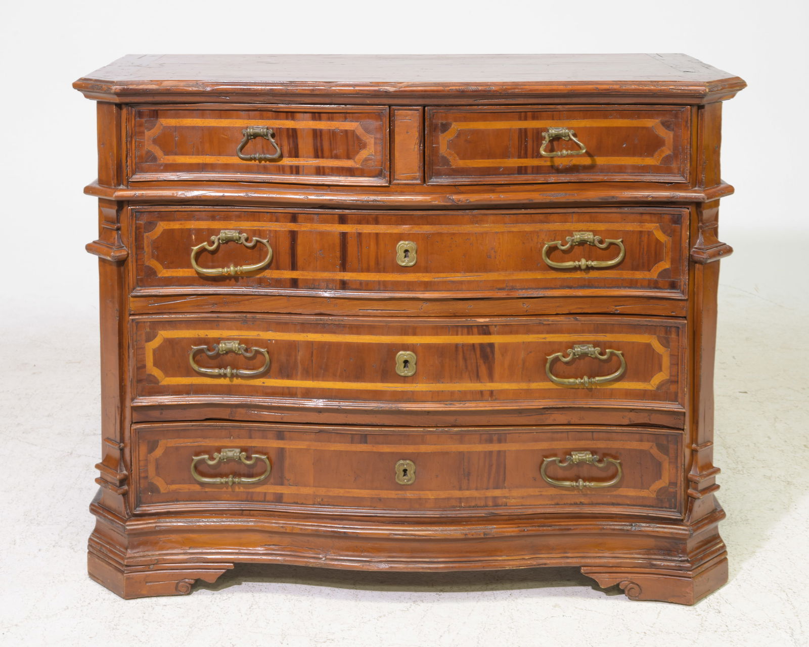 French Style Five Drawer Chest (1 of 5)