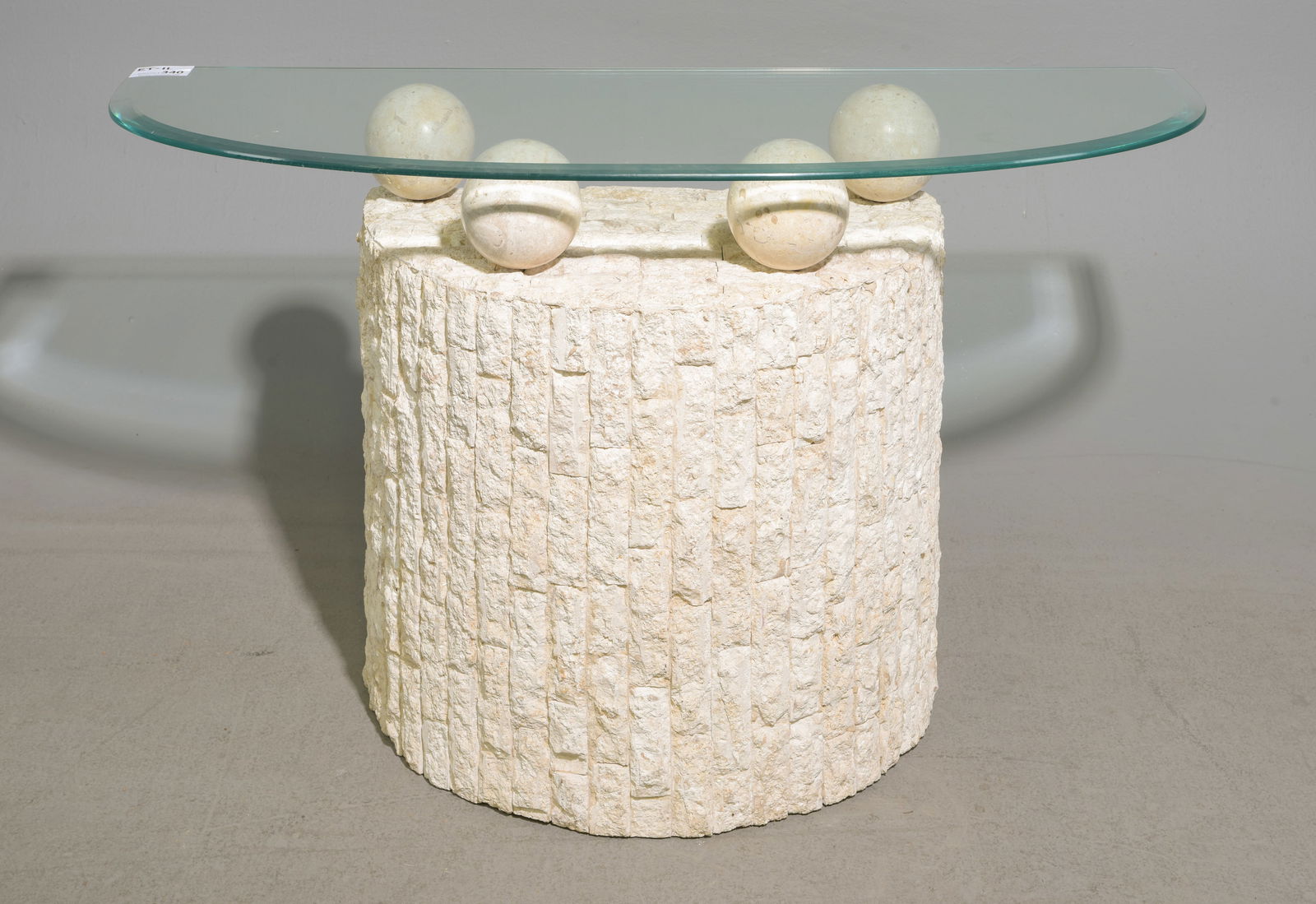 Post Modern Tessellated Glass Top Hall Table (1 of 4)