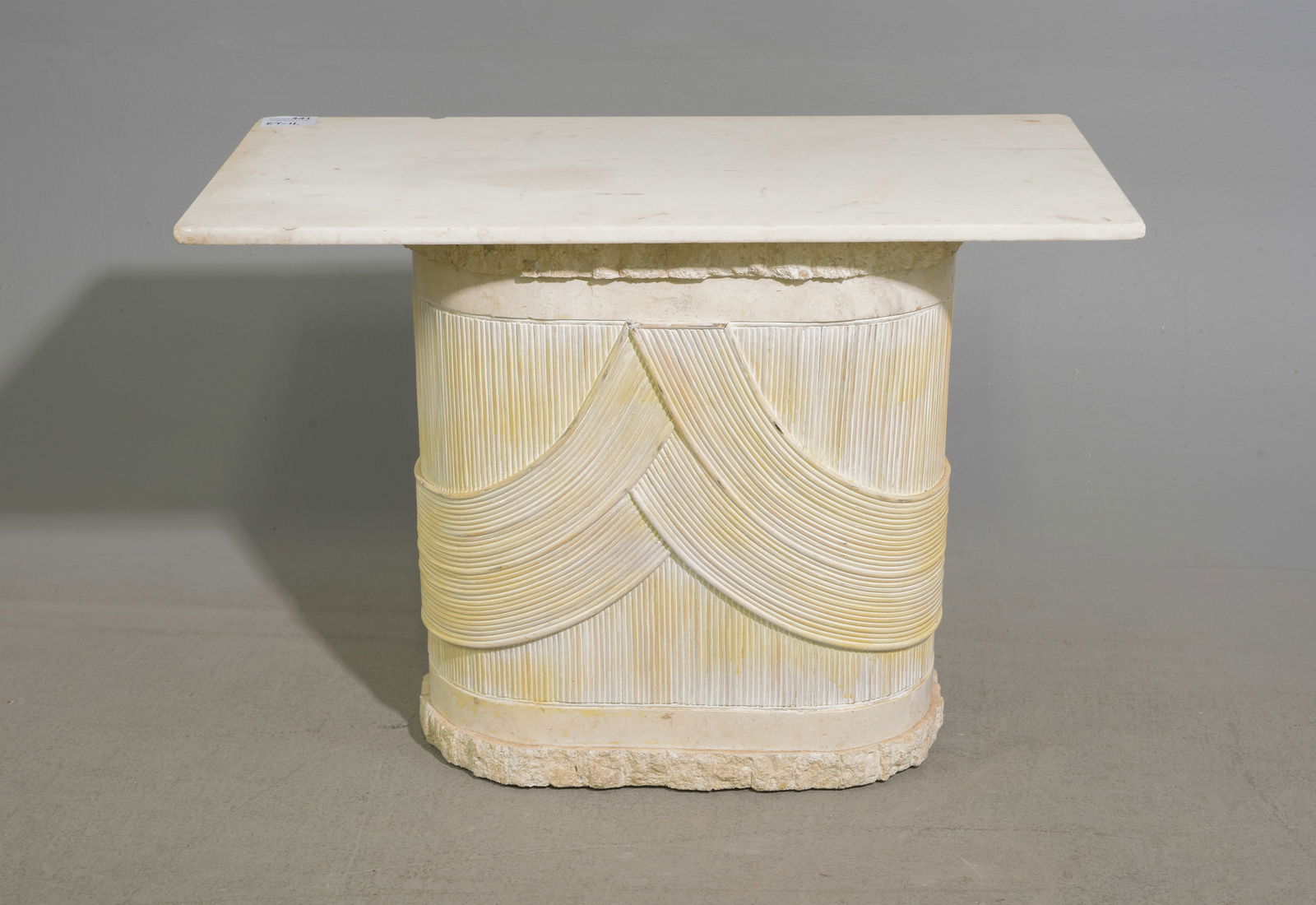 Post Modern Marble Top Hall Table / Console (1 of 4)