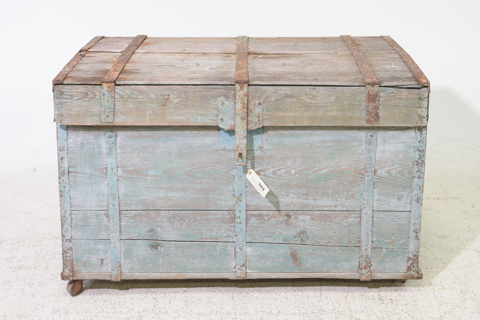 Rustic Painted Trunk (1 of 6)