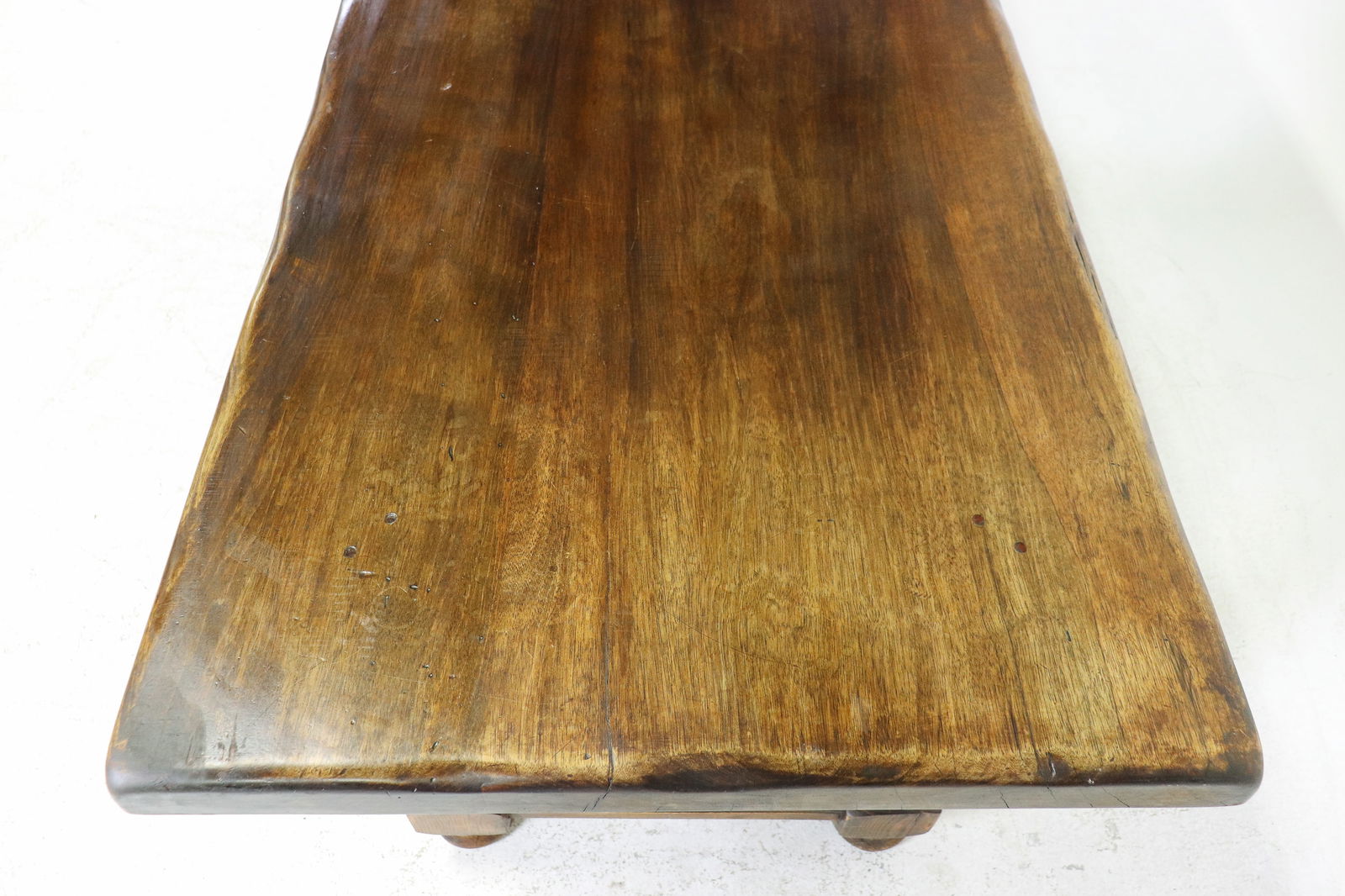 Louis XIV Style Solid Oak Farmhouse Table - 4