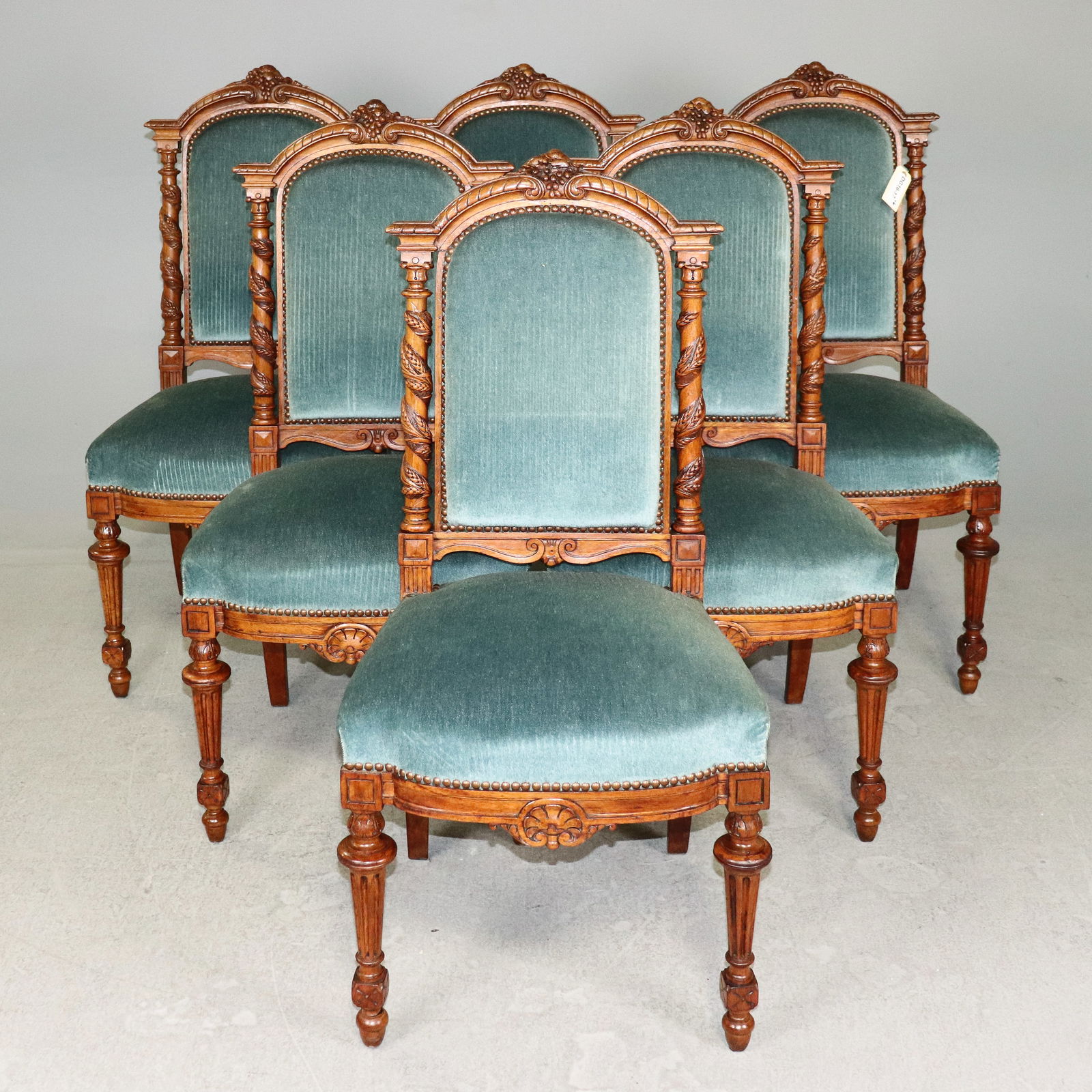 Set Of 6 French Renaissance Style Dining Chairs (1 of 6)
