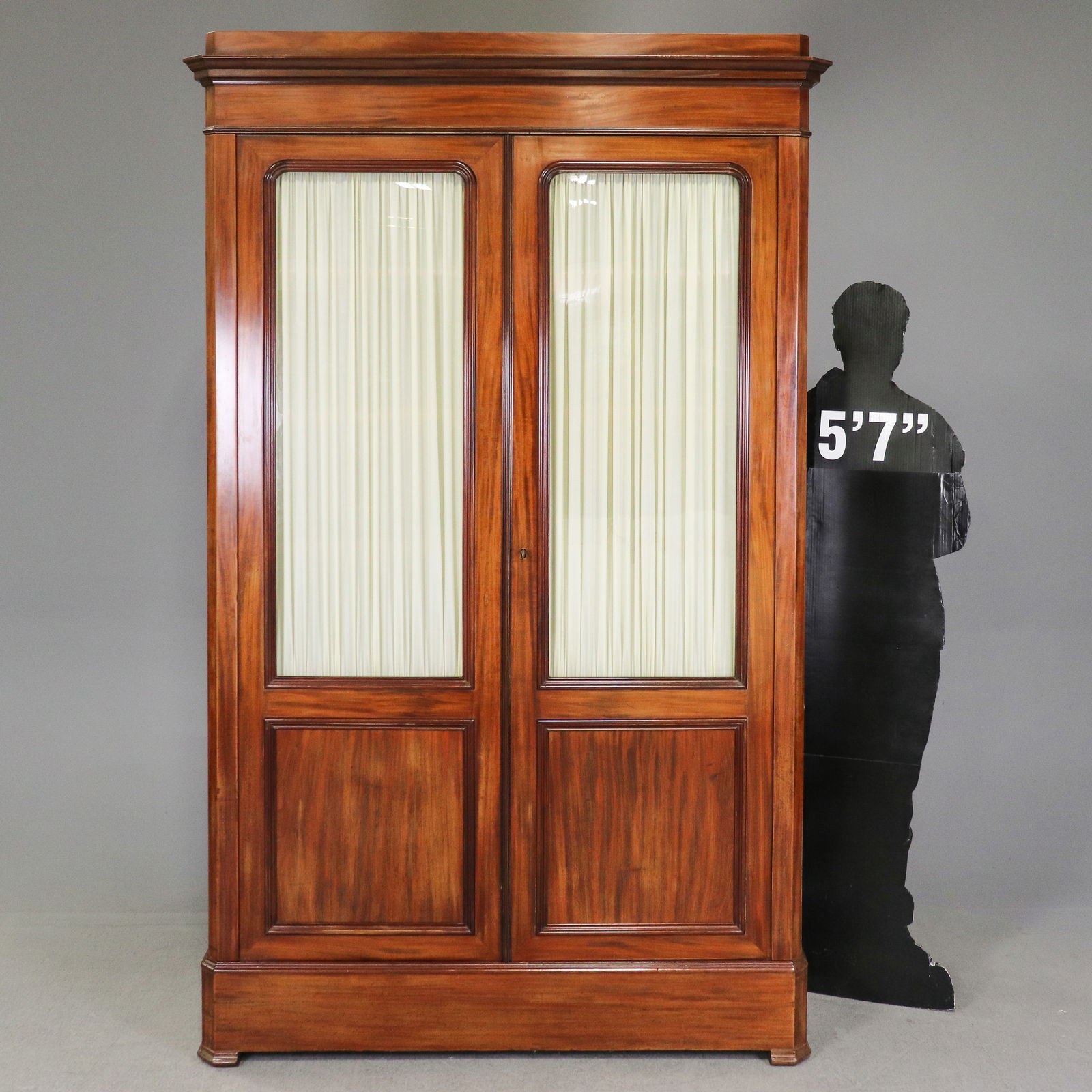 Napoleon III Style Double Door Bookcase / Cupboard (1 of 9)