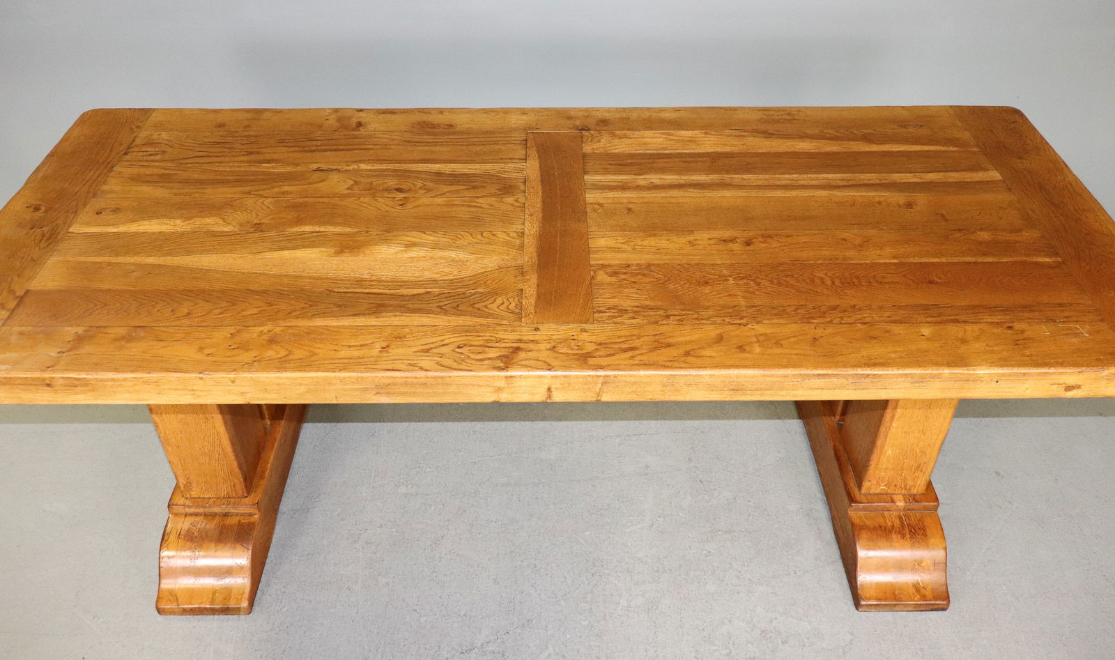 French Solid Oak Monastery / Farmhouse Table - 2