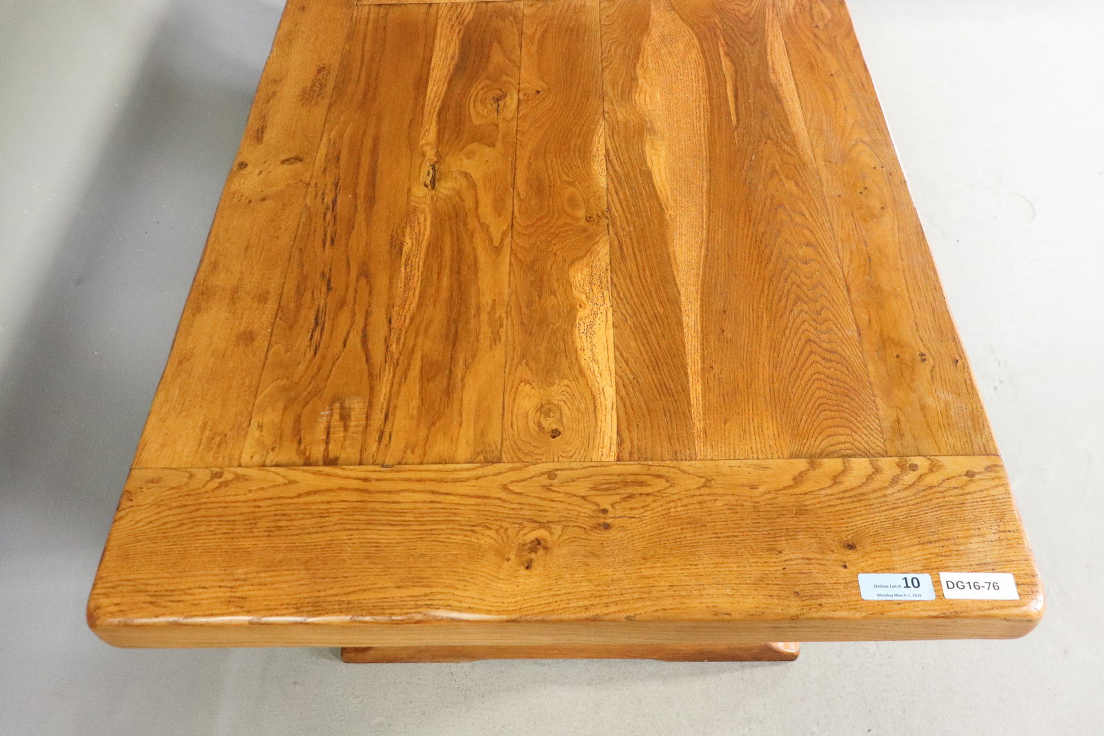 French Solid Oak Monastery / Farmhouse Table - 7