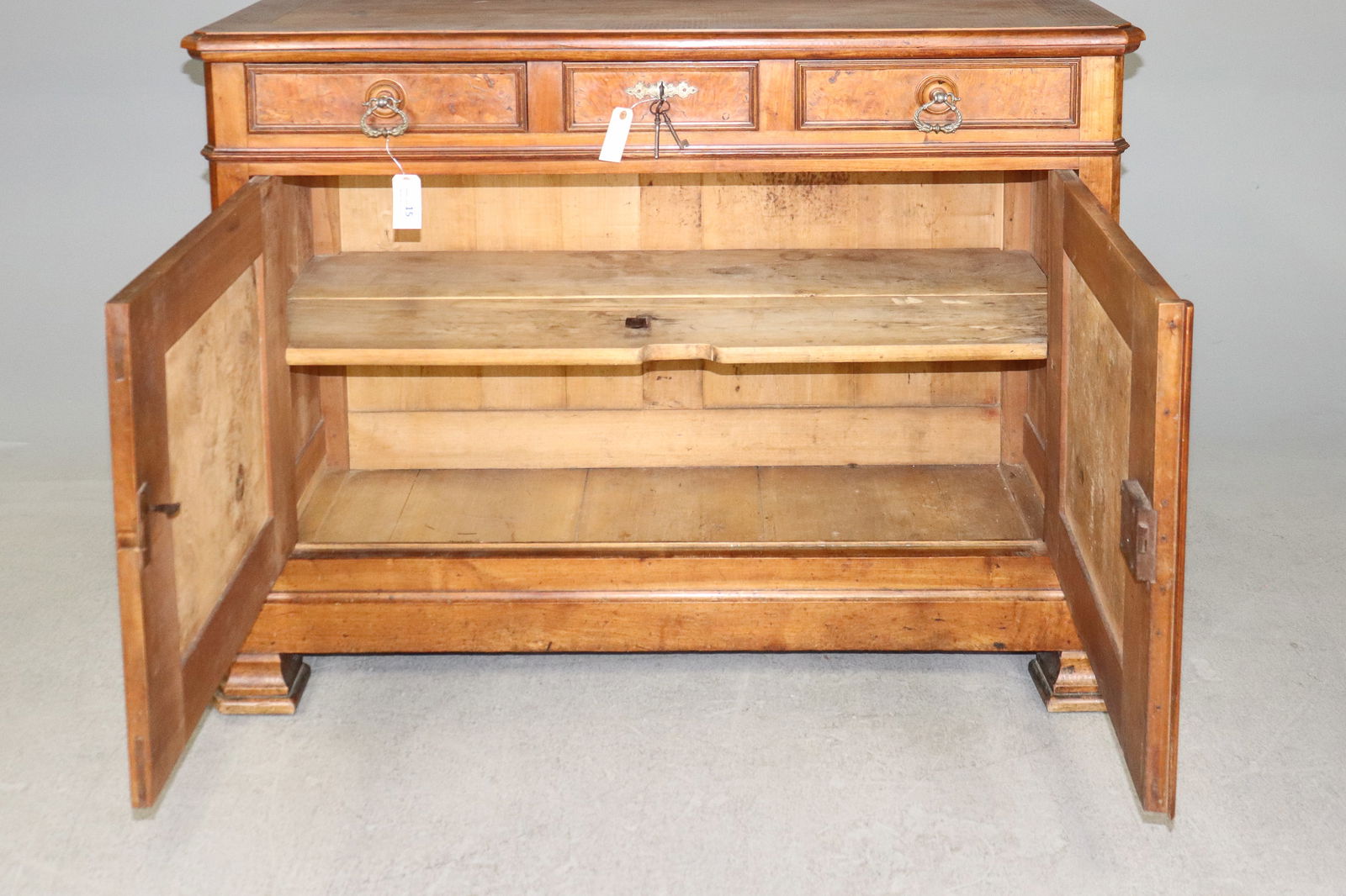 Louis Philippe Style Walnut Buffet / Sideboard - 2