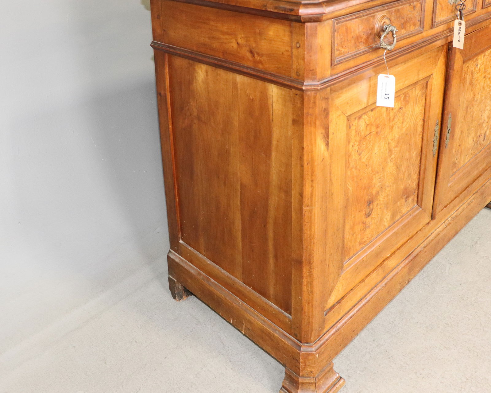 Louis Philippe Style Walnut Buffet / Sideboard - 5