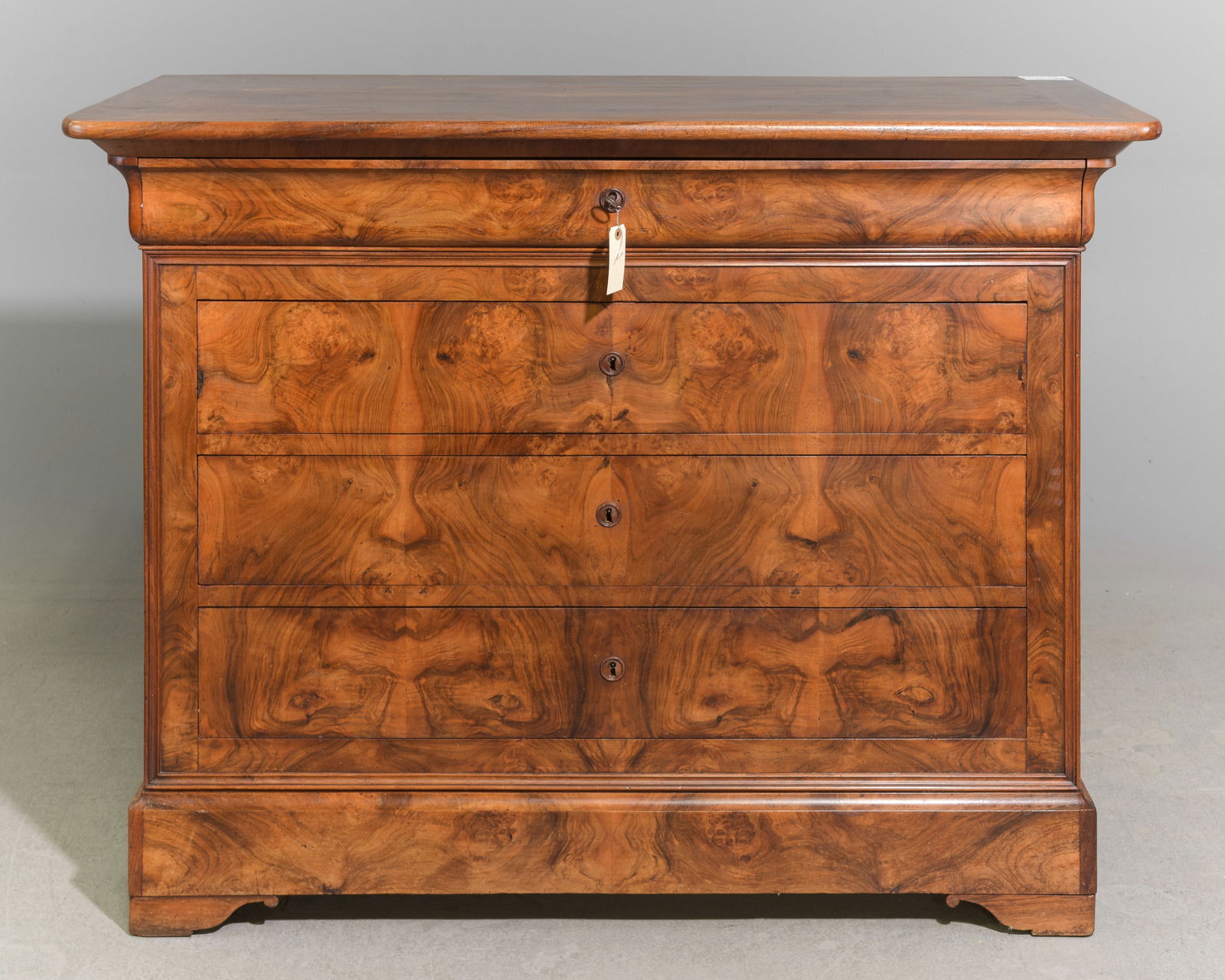 Louis Philippe Style Walnut Chest (1 of 6)