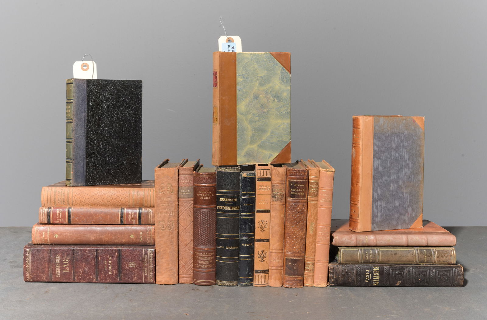 20 Assorted Leather Bound European Books #5 (1 of 7)