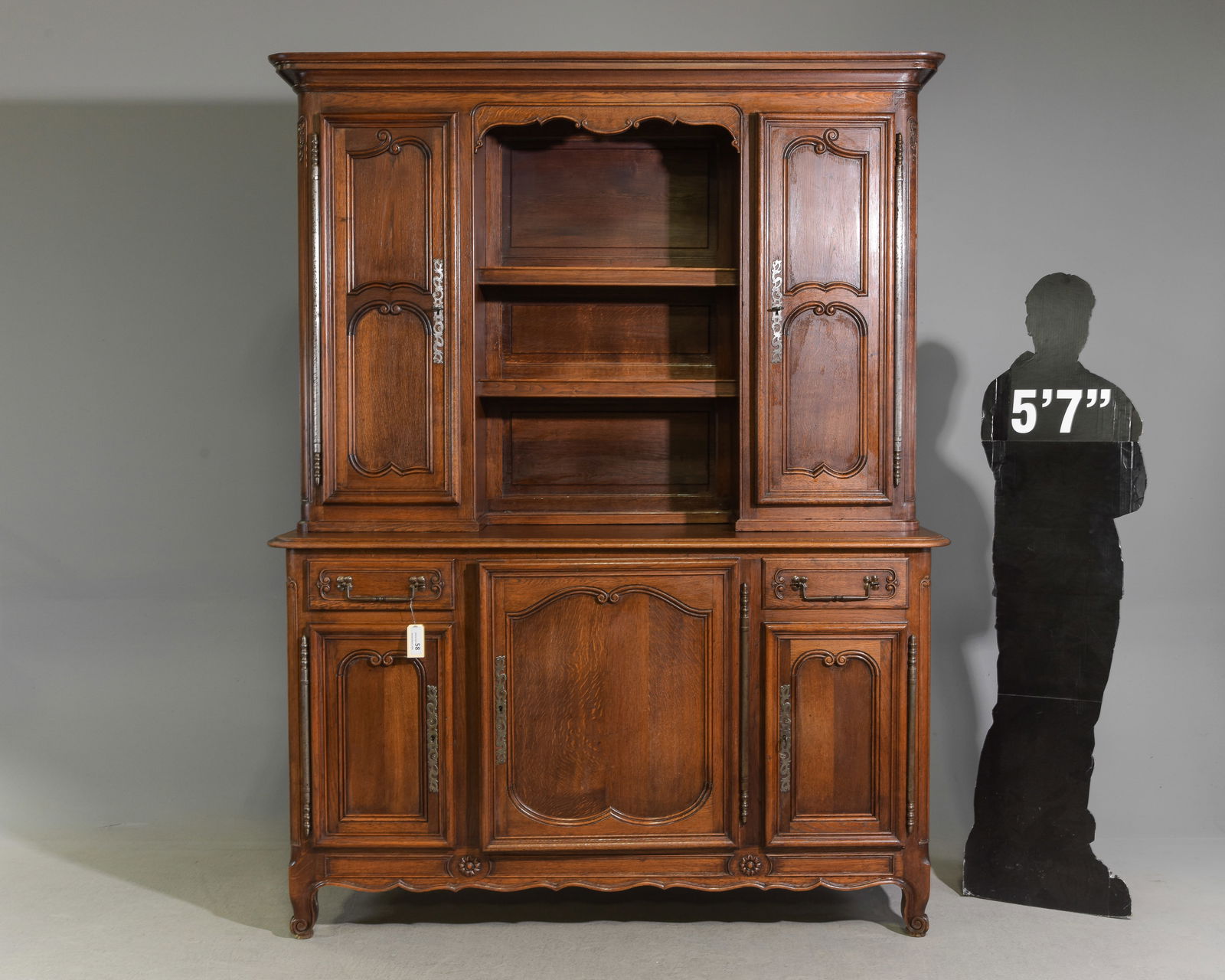 Louis XV Style Oak Vaissilier / Buffet (1 of 3)