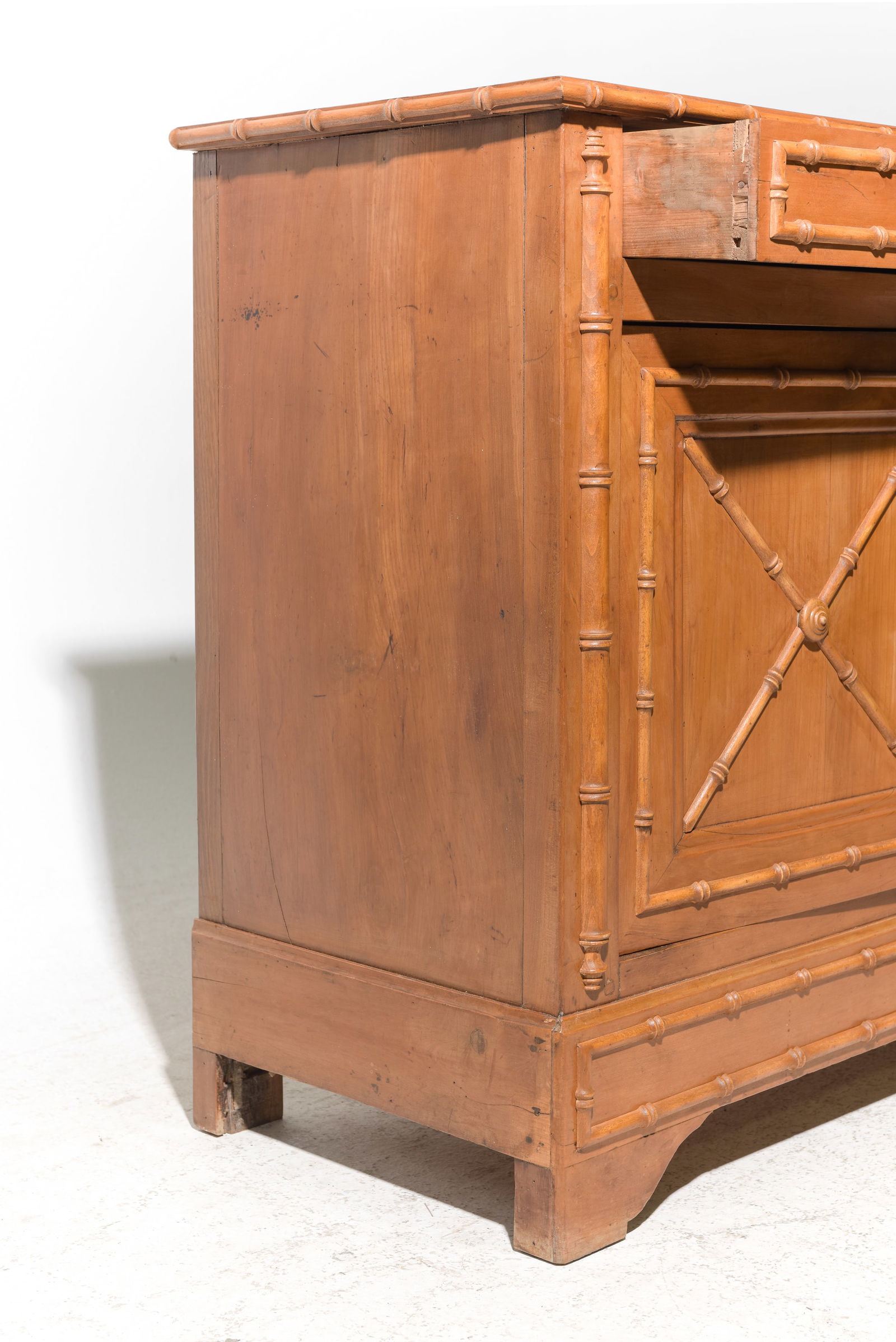 Faux Bamboo Buffet / Sideboard - 5