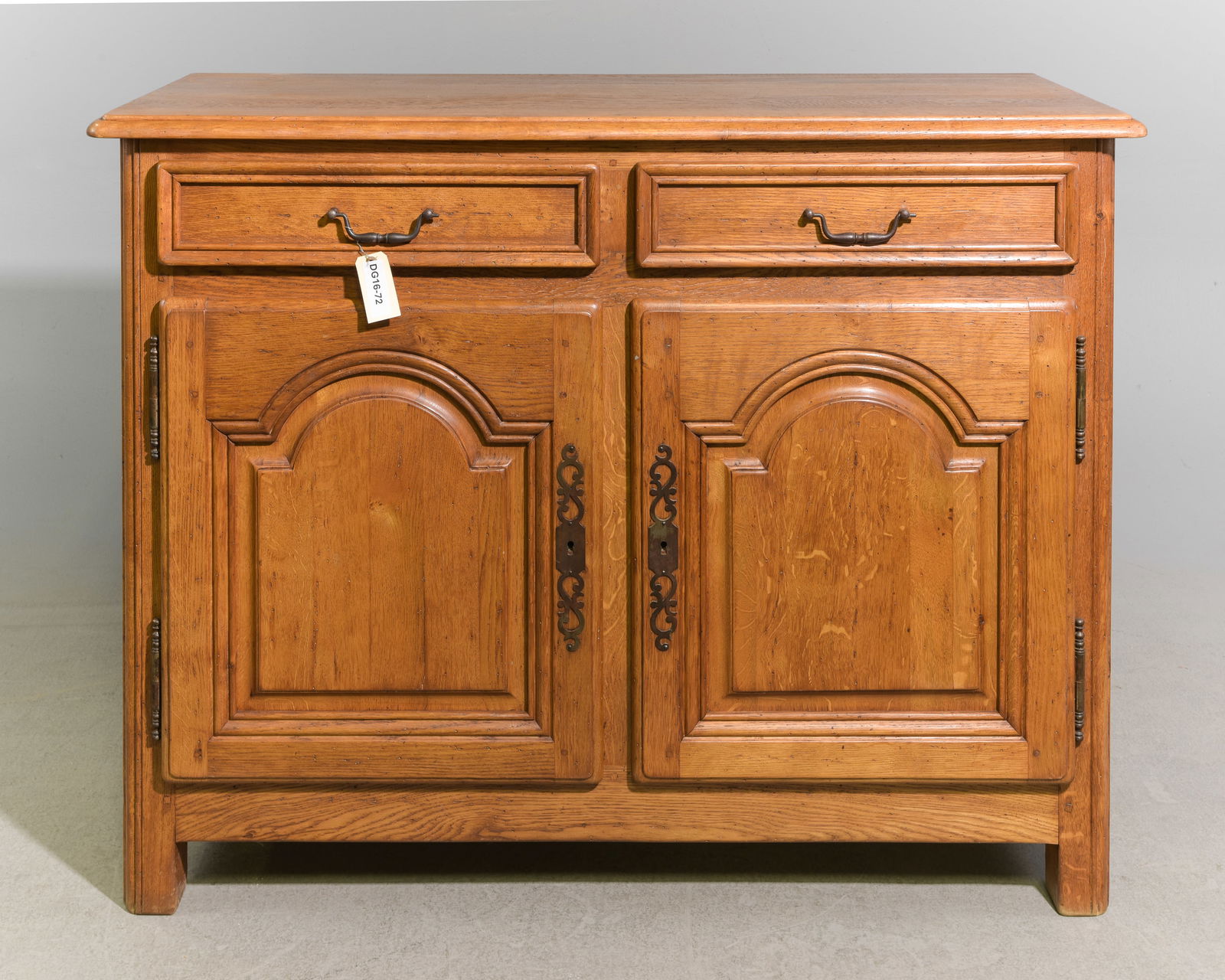 French Provincial Oak Buffet / Sideboard: French Provincial Oak Buffet / Sideboard - 39.5 in tall x 49.75 x 20.5