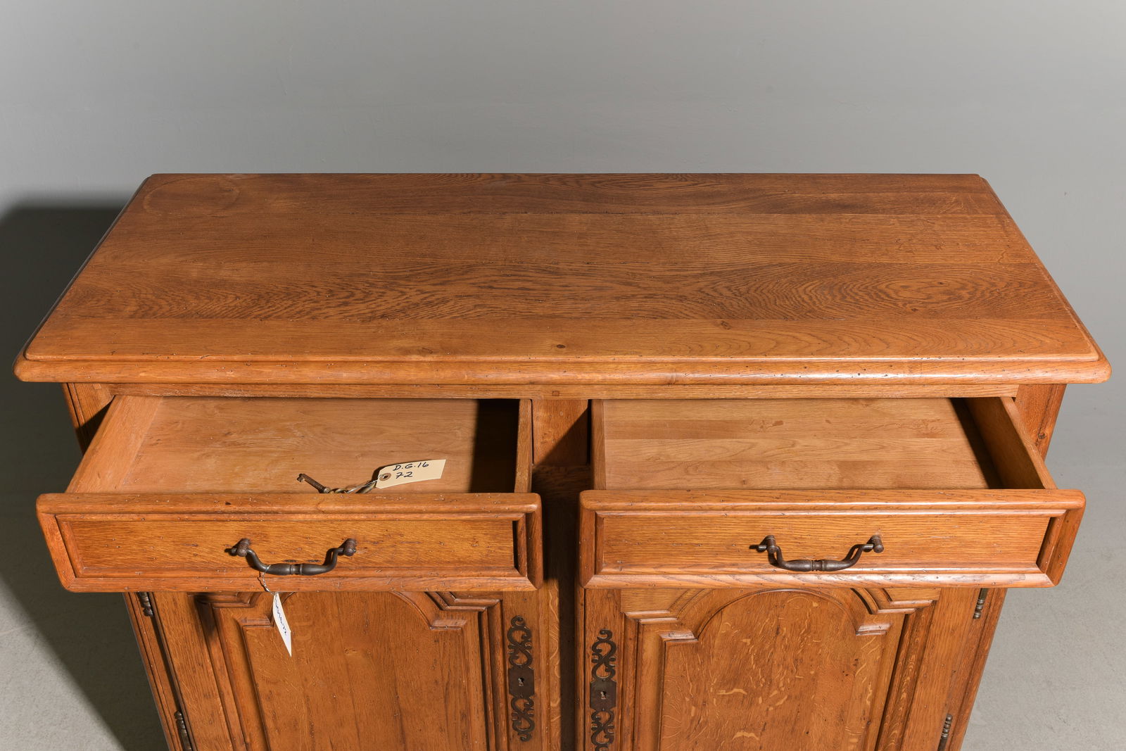 French Provincial Oak Buffet / Sideboard - 3
