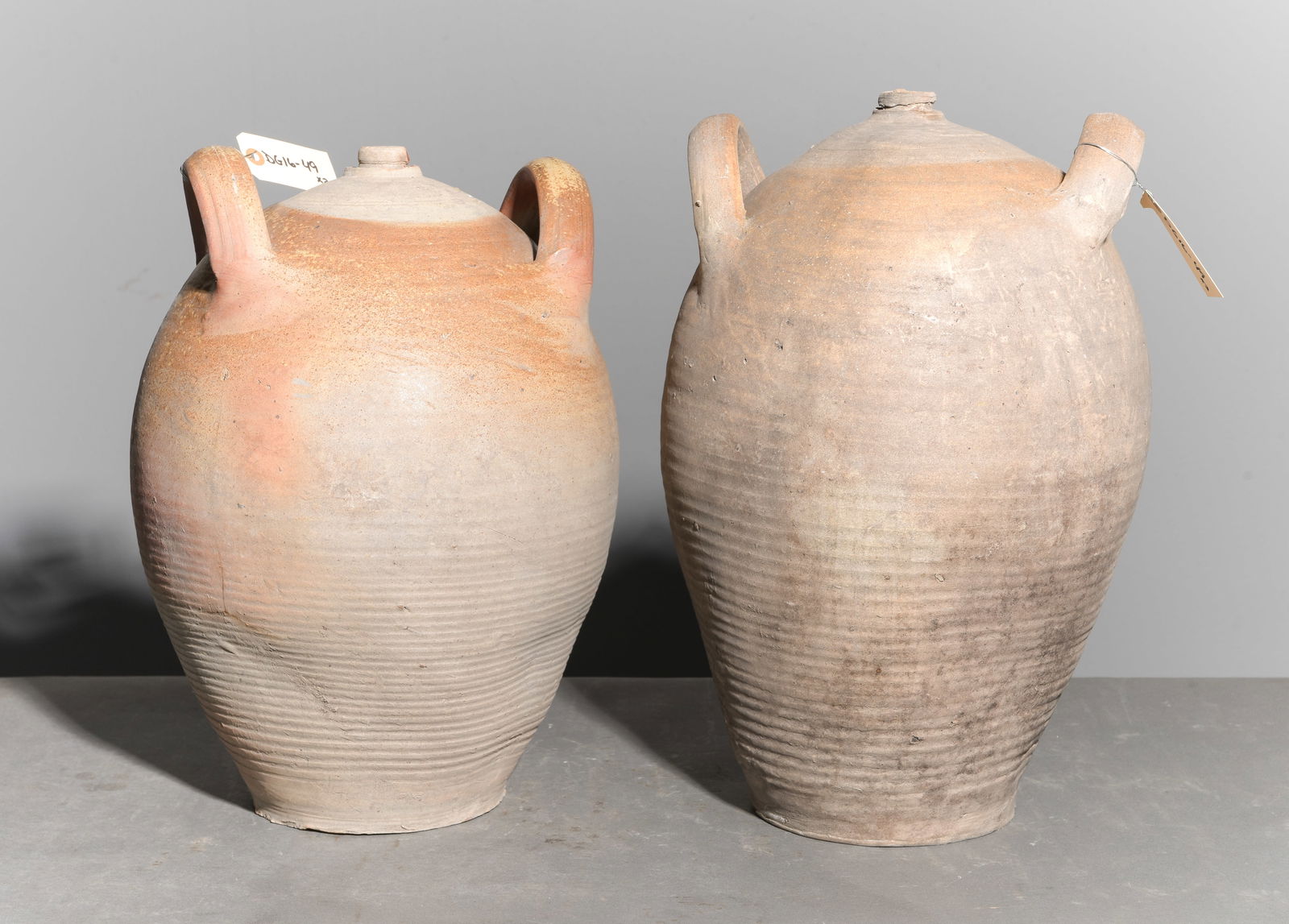 2 French Terracotta Wine Jugs #2 (1 of 6)