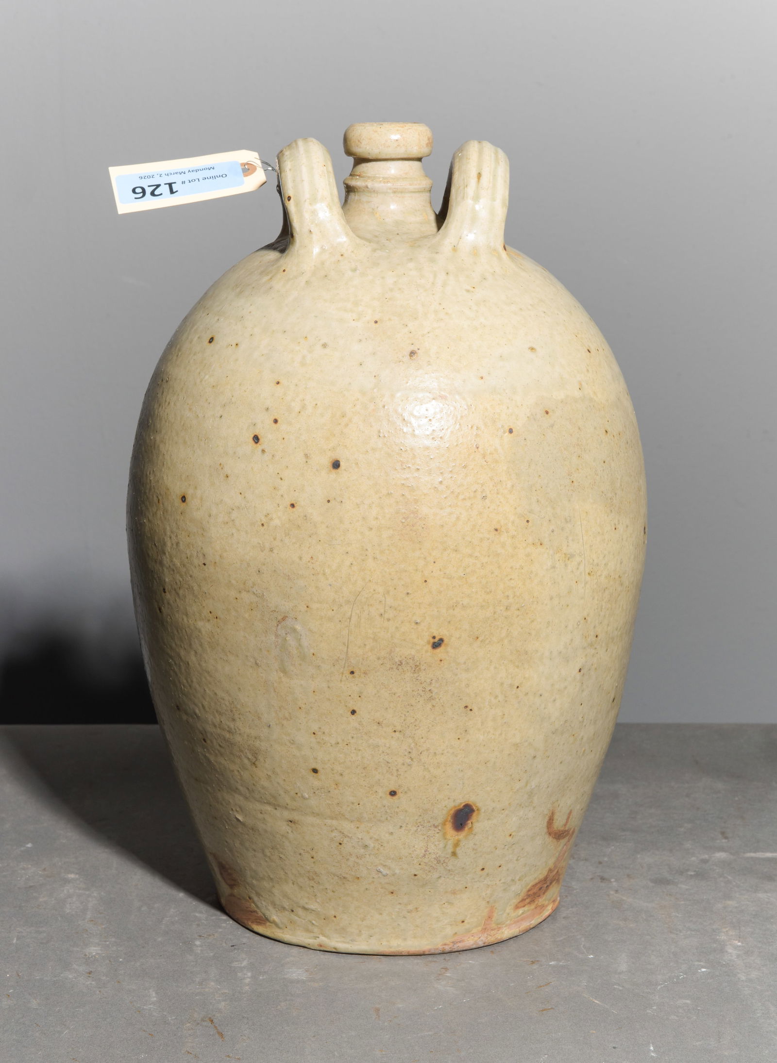 French Glazed Wine Jug: French Glazed Wine Jug - 17 in tall x 10 x 10