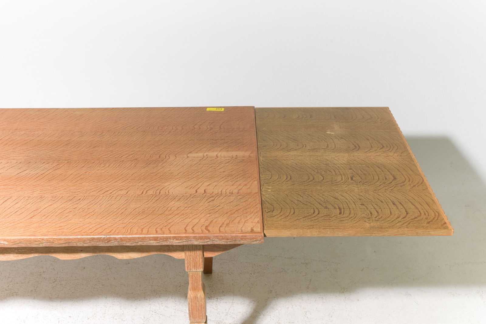 Danish Oak Draw Leaf Dining Table - 4