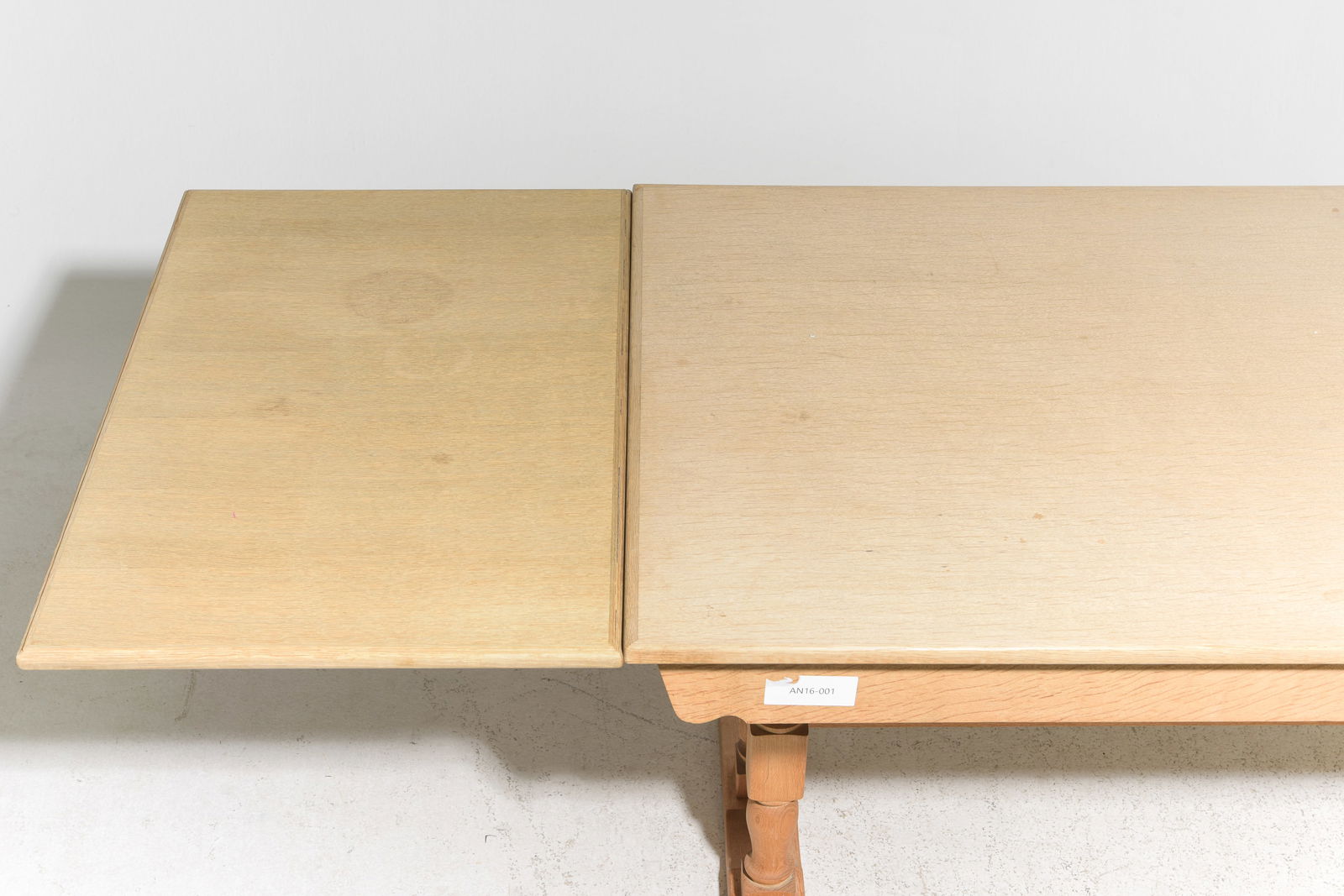 Danish Oak Draw Leaf Dining Table - 3