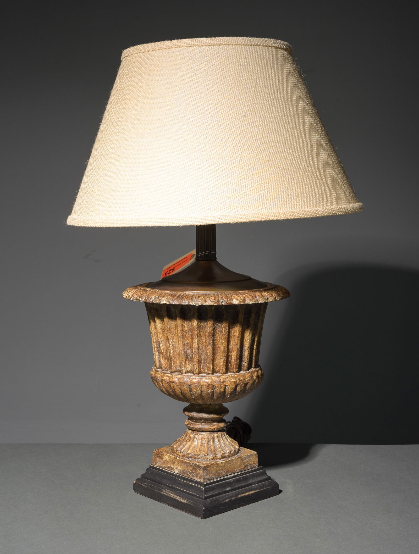 "Urn" Table Lamp with Shade (1 of 3)