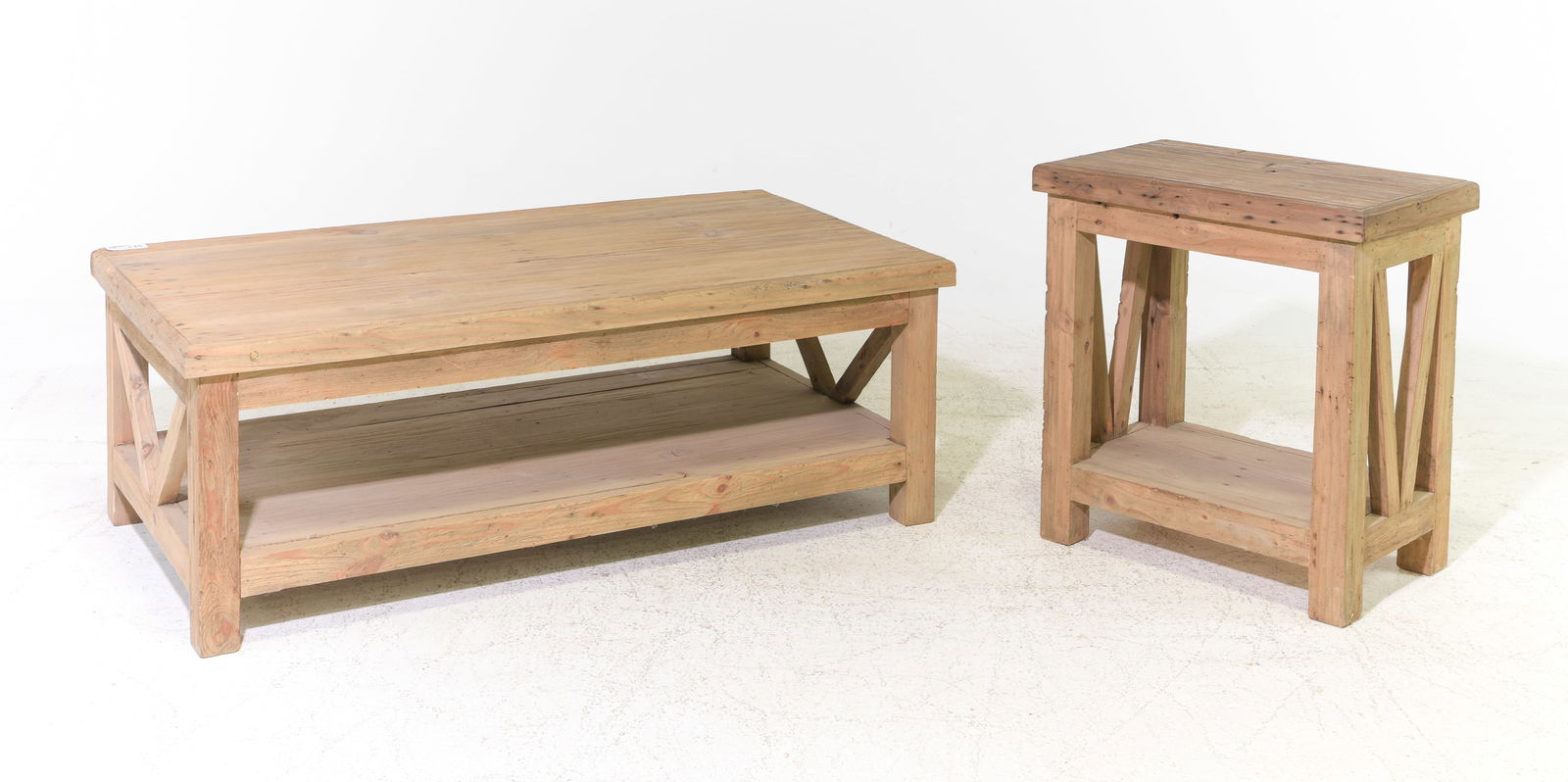 Rustic Farmhouse Coffee Table & End Table (1 of 5)