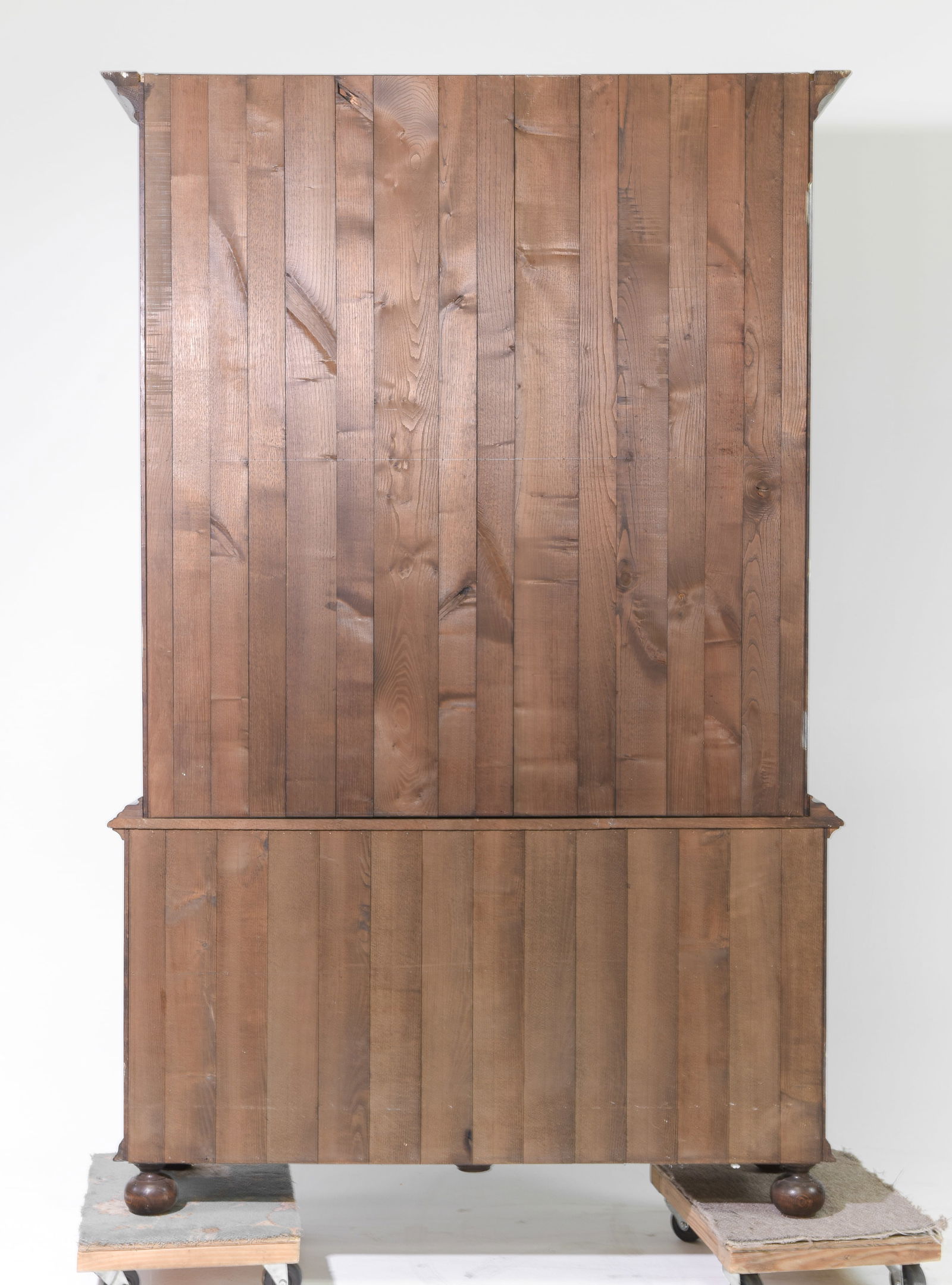 British Oak Bookcase / Cupboard - 7